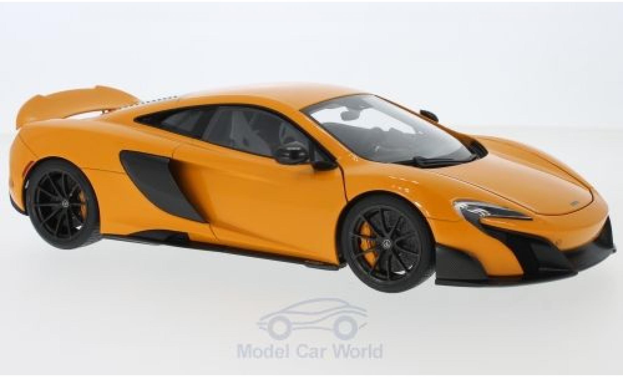 McLaren 675 1/18 AUTOart LT oranje 2016 modelauto