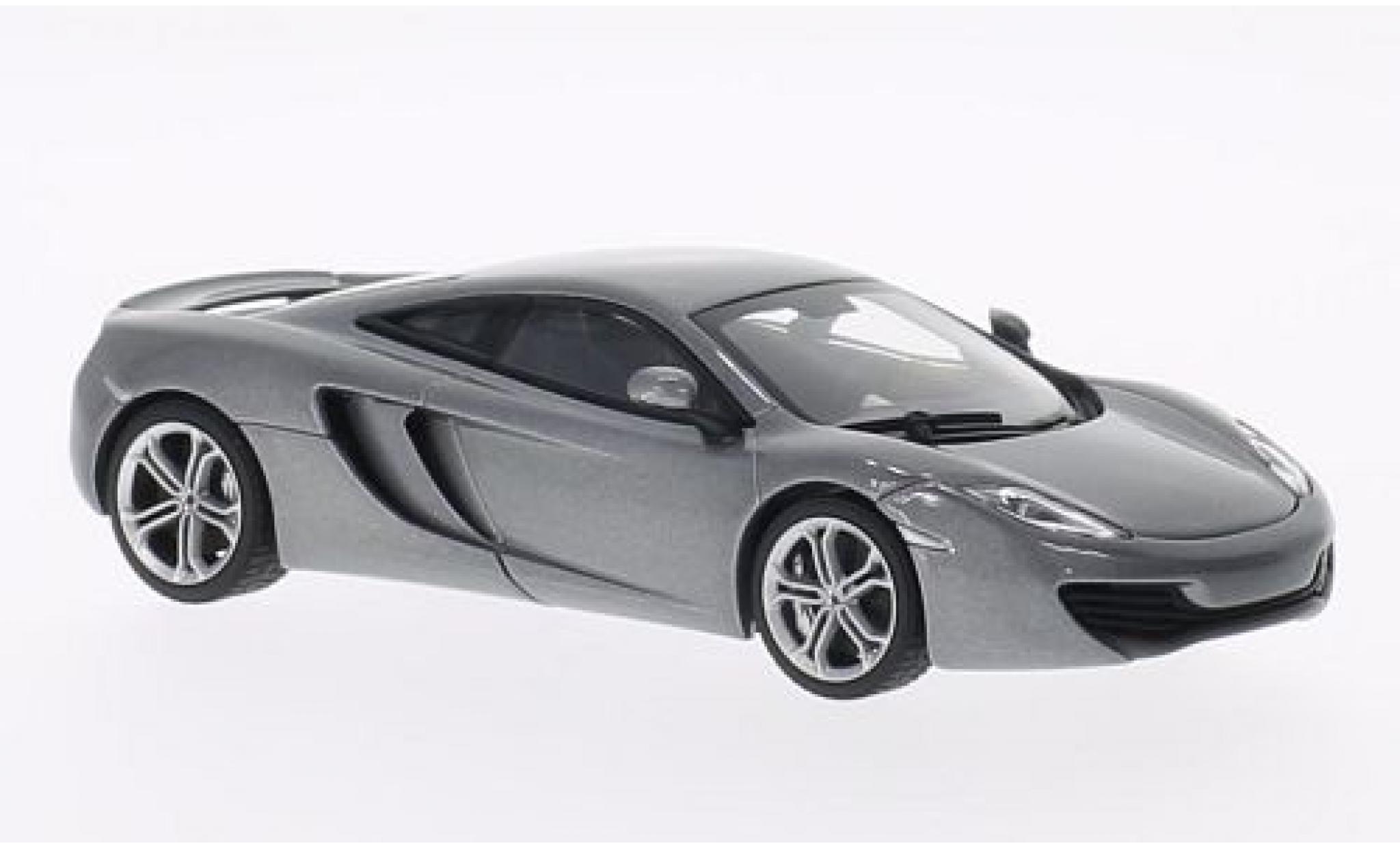 McLaren MP4-12C 1/43 AUTOart metallic grijs 2011 modelauto