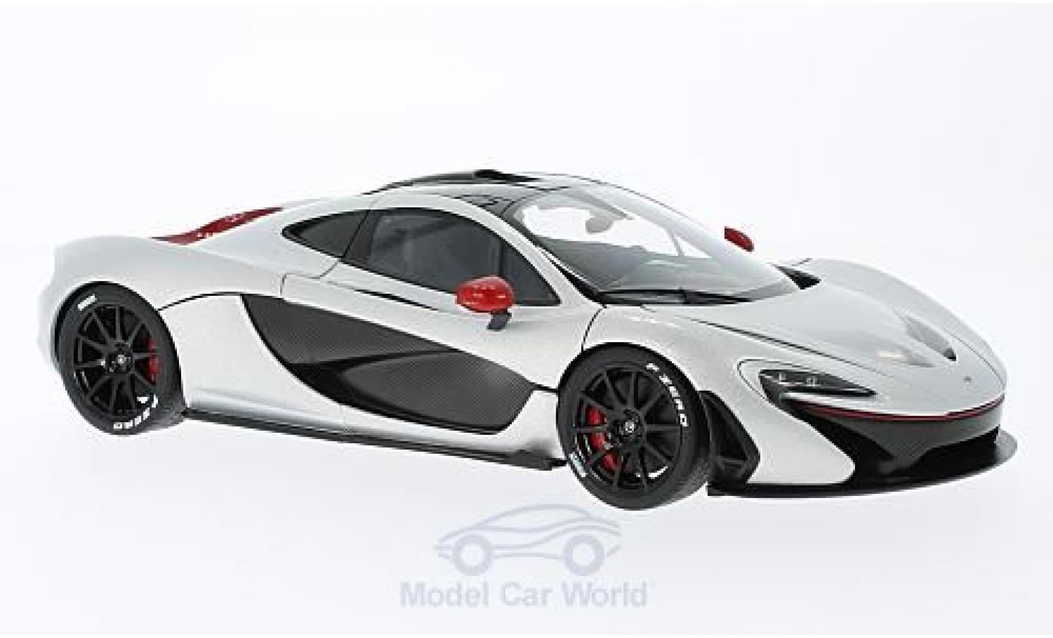McLaren P1 1/18 AUTOart grijs 2013 modelauto