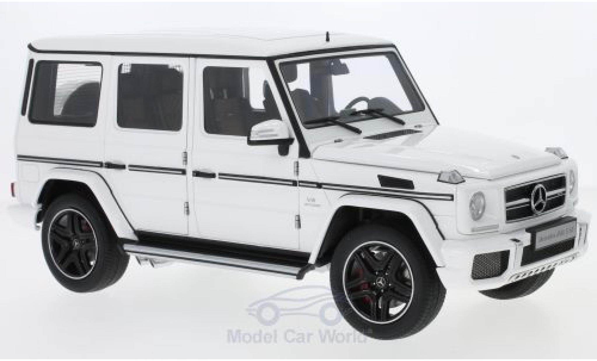 Mercedes Classe G 1/18 AUTOart AMG G 63 wit 2017 modelauto
