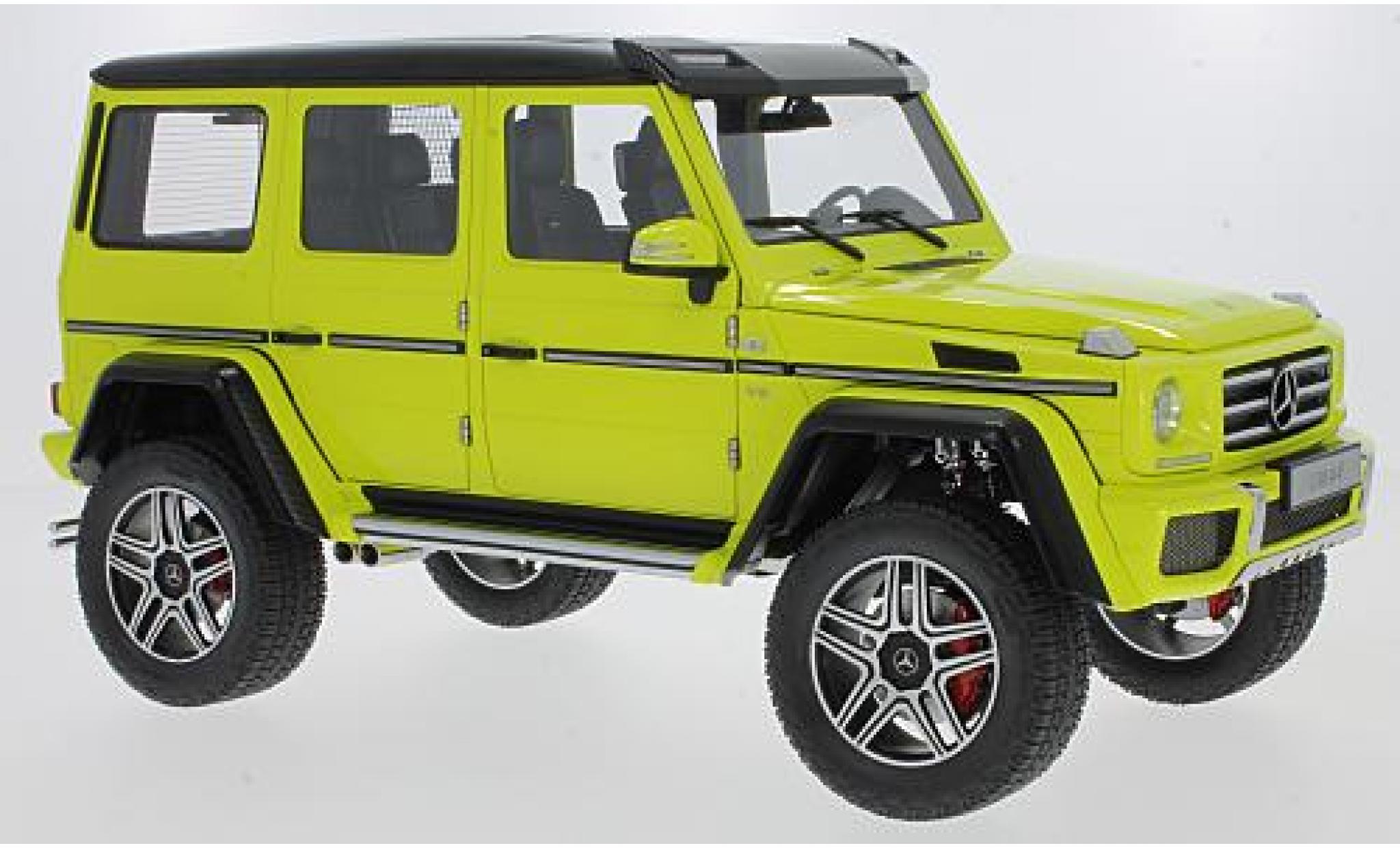 Mercedes Classe G 1/18 AUTOart G500 4x4 geel 2016 modelauto