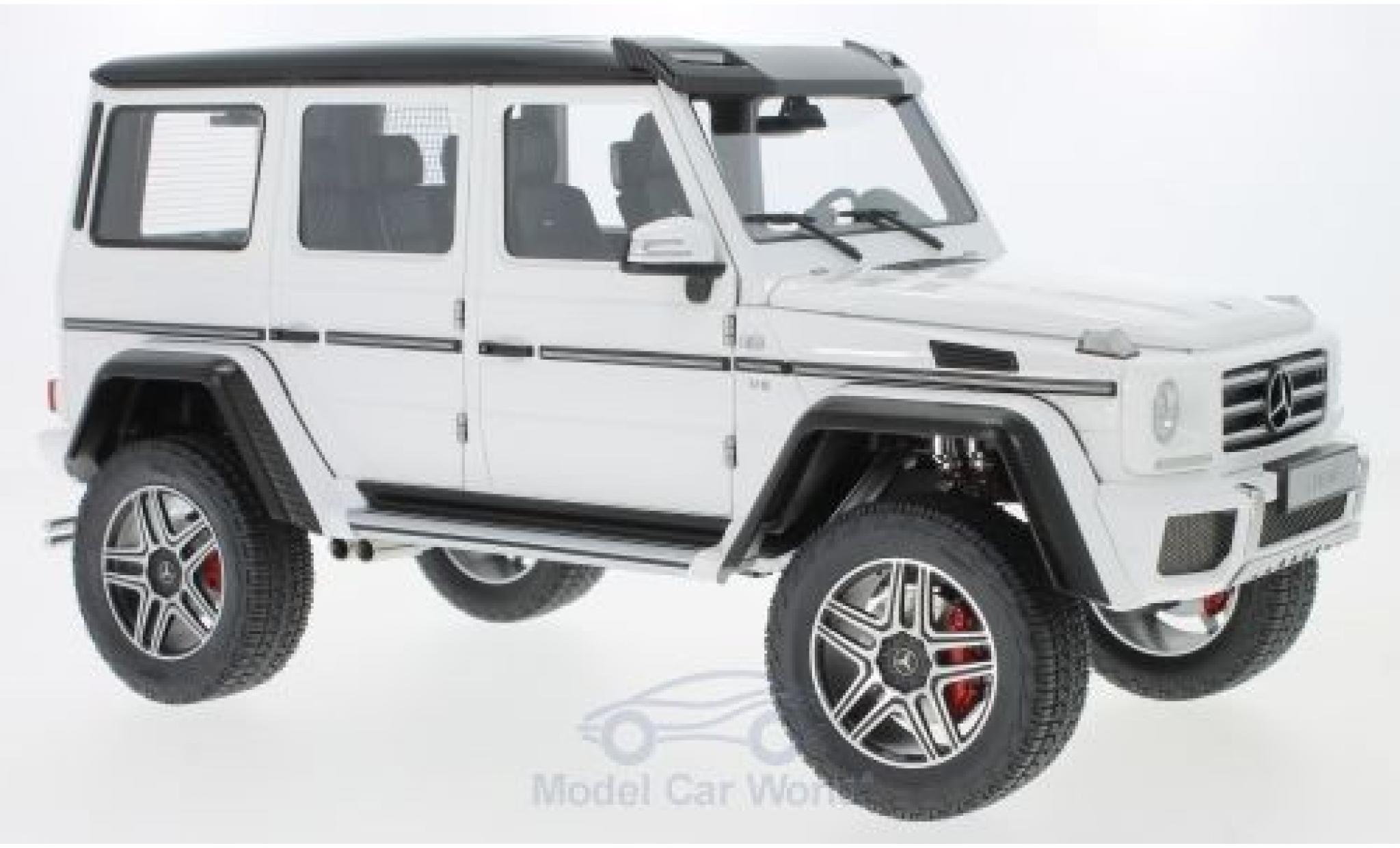 Mercedes Classe G 1/18 AUTOart G500 4x4 wit 2016 modelauto