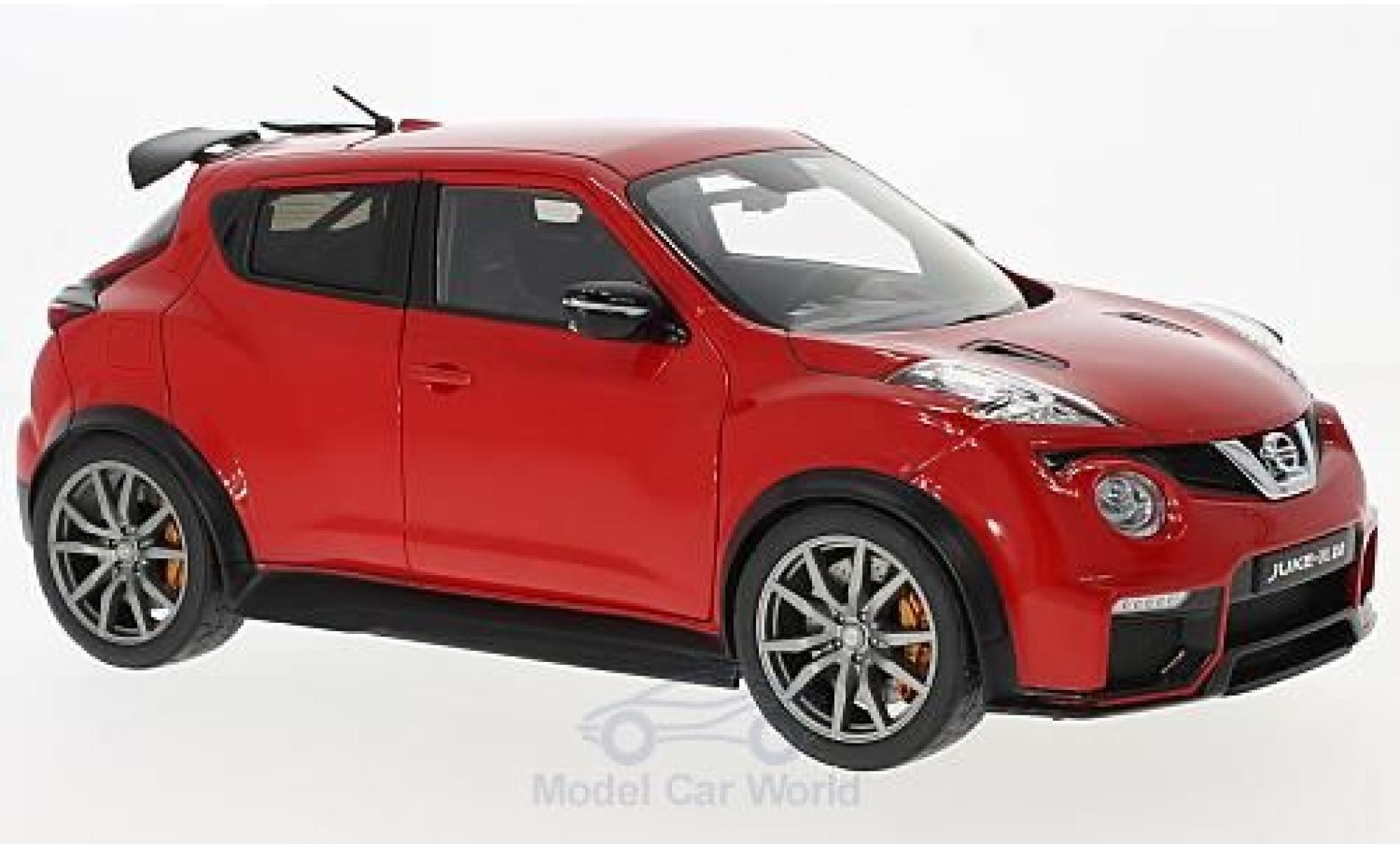 Nissan Juke 1/18 AUTOart -R 2.0 rood 2016 modelauto