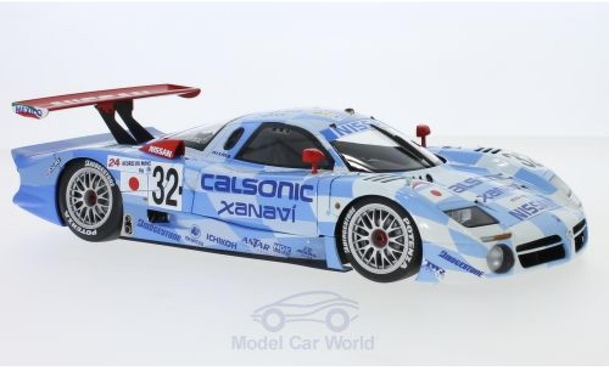 Nissan R390 1/18 AUTOart GT1 No.32 Calsonic Xanavi 24h Le Mans 1998 K.Hoshino/A.Suzuki/M.Kageyama modelauto