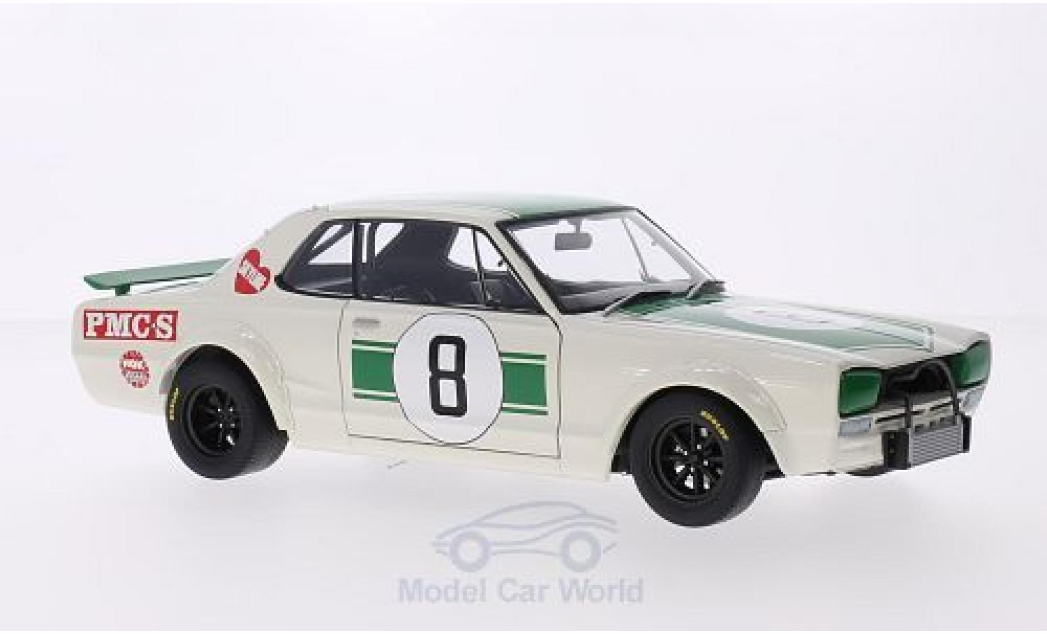 Nissan Skyline 1/18 AUTOart GT-R (KPGC10) RHD No.8 GP Japan 1971 M.Hasemi modelauto