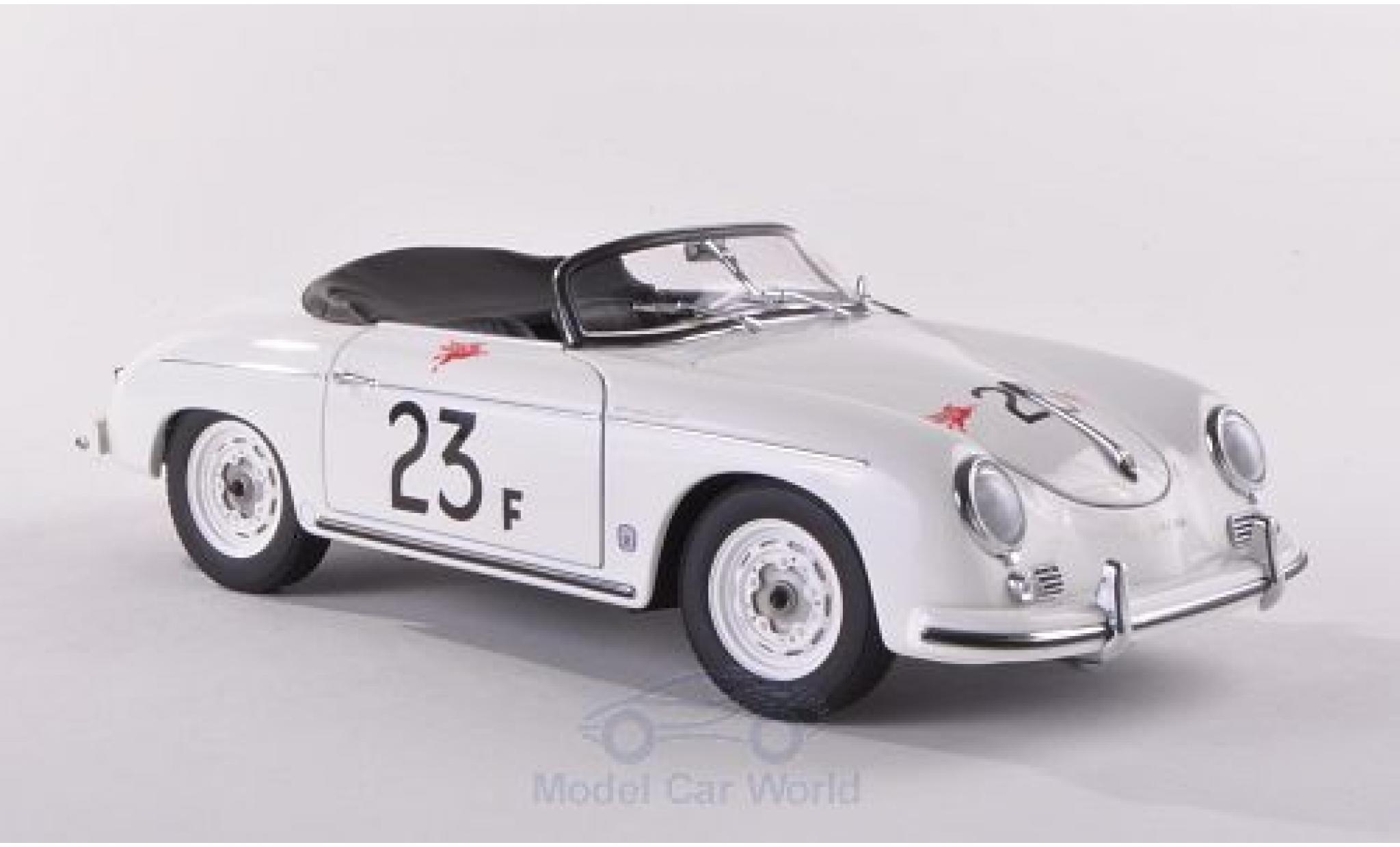 Porsche 356 1/18 AUTOart A Speedster wit No.23 1955 James Dean modelauto