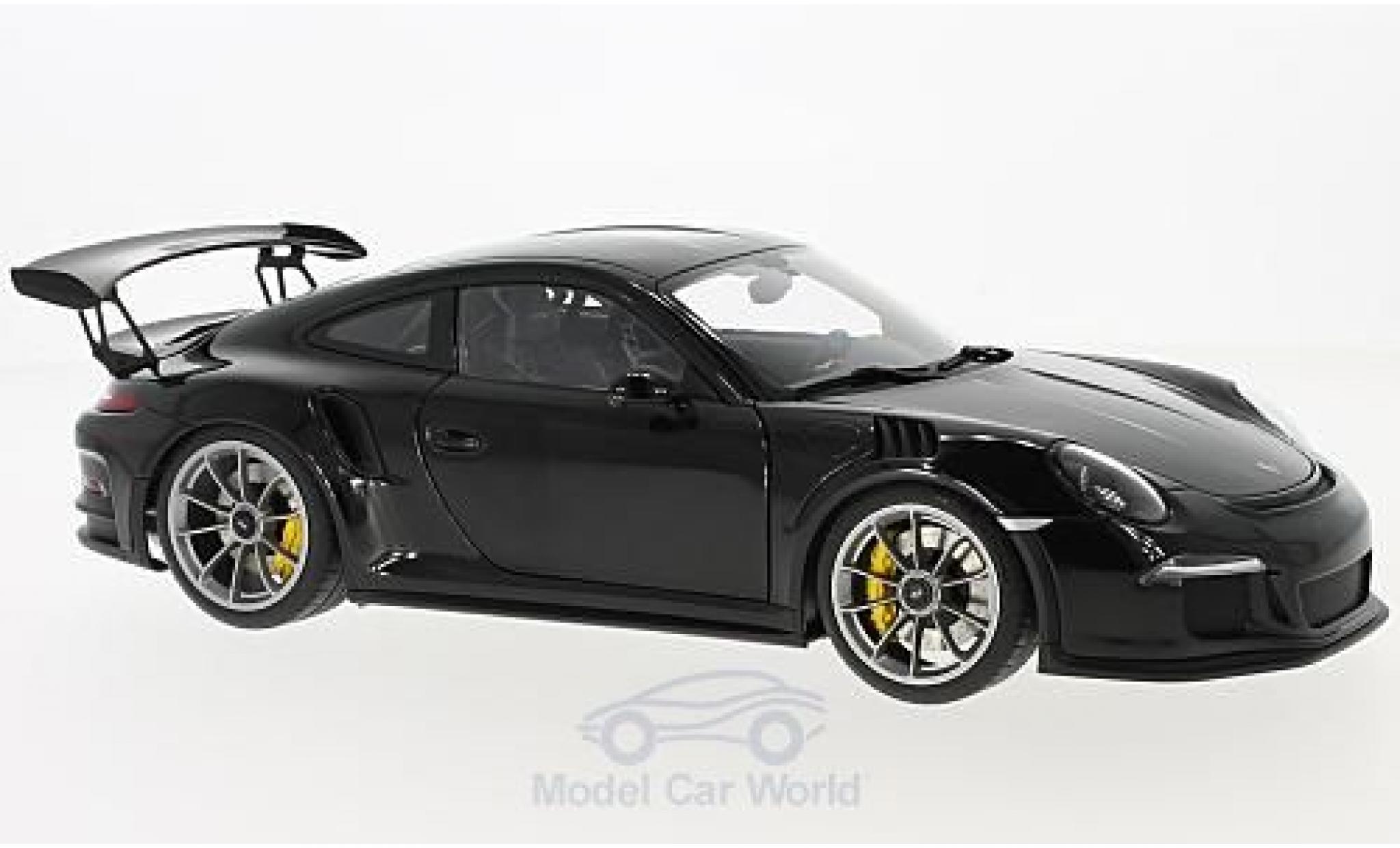 Porsche 991 GT3 RS 1/18 AUTOart 911 () GT3 RS zwart 2016 modelauto