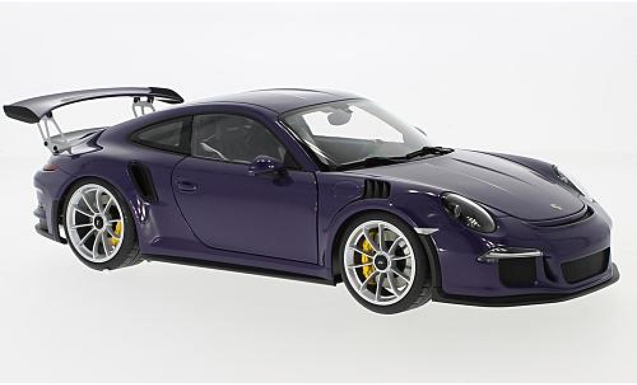 Porsche 991 GT3 RS 1/18 AUTOart 911 () GT3 RS paarsee 2016 modelauto