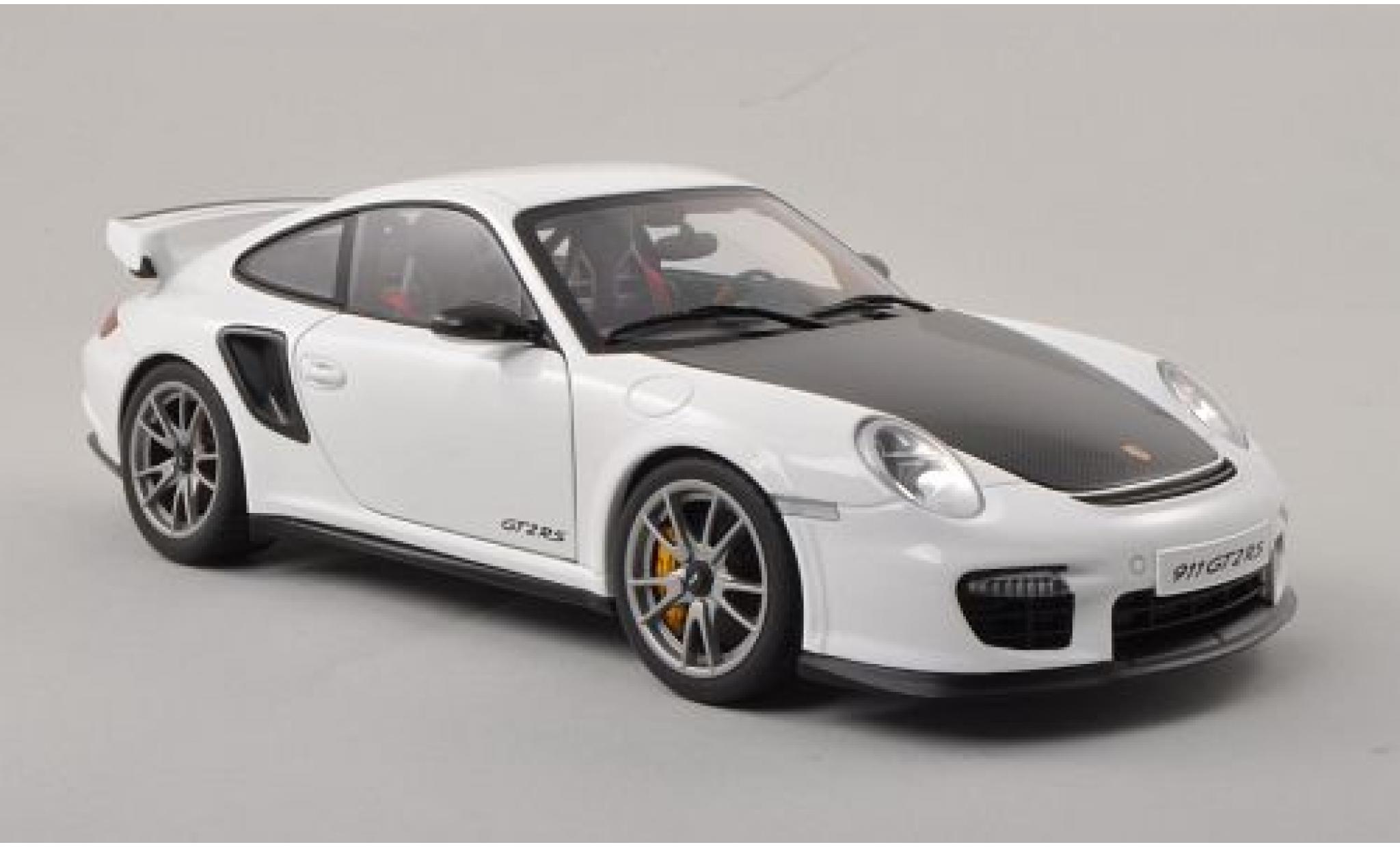 Porsche 997 GT2 RS 1/18 AUTOart 911 () GT2 RS wit/carbon 2010 modelauto