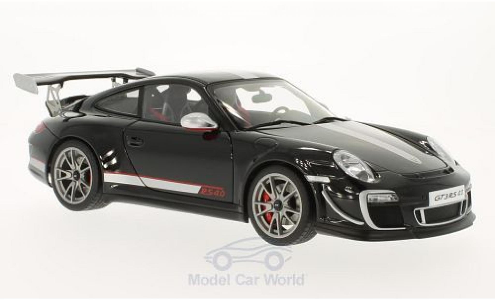 Porsche 997 GT3 RS 1/18 AUTOart 911 () GT3 RS 4.0 zwart 2011 modelauto