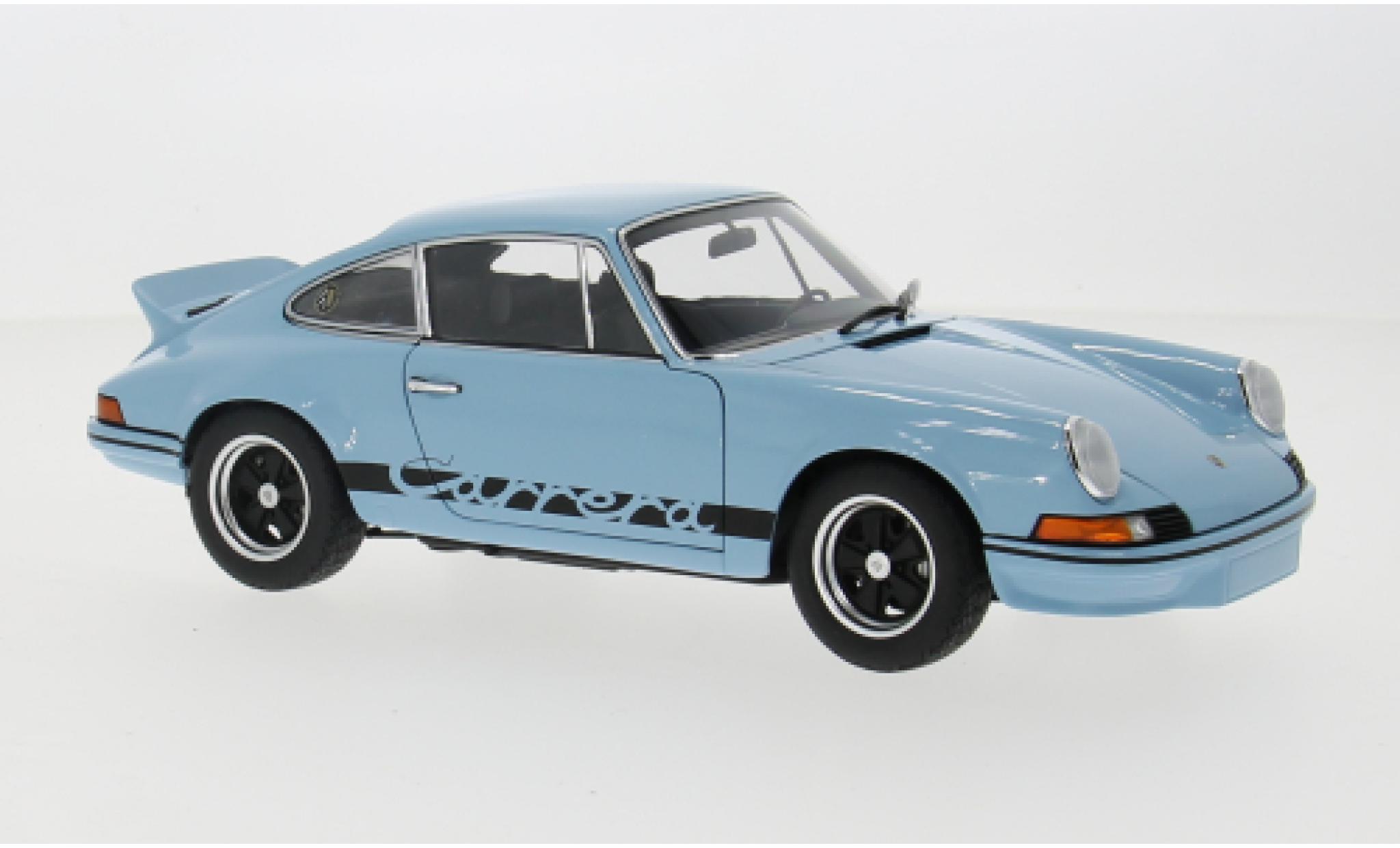 Porsche 911 1/18 AUTOart Carrera 2.7 RS blauw/zwart 1:18 modelauto