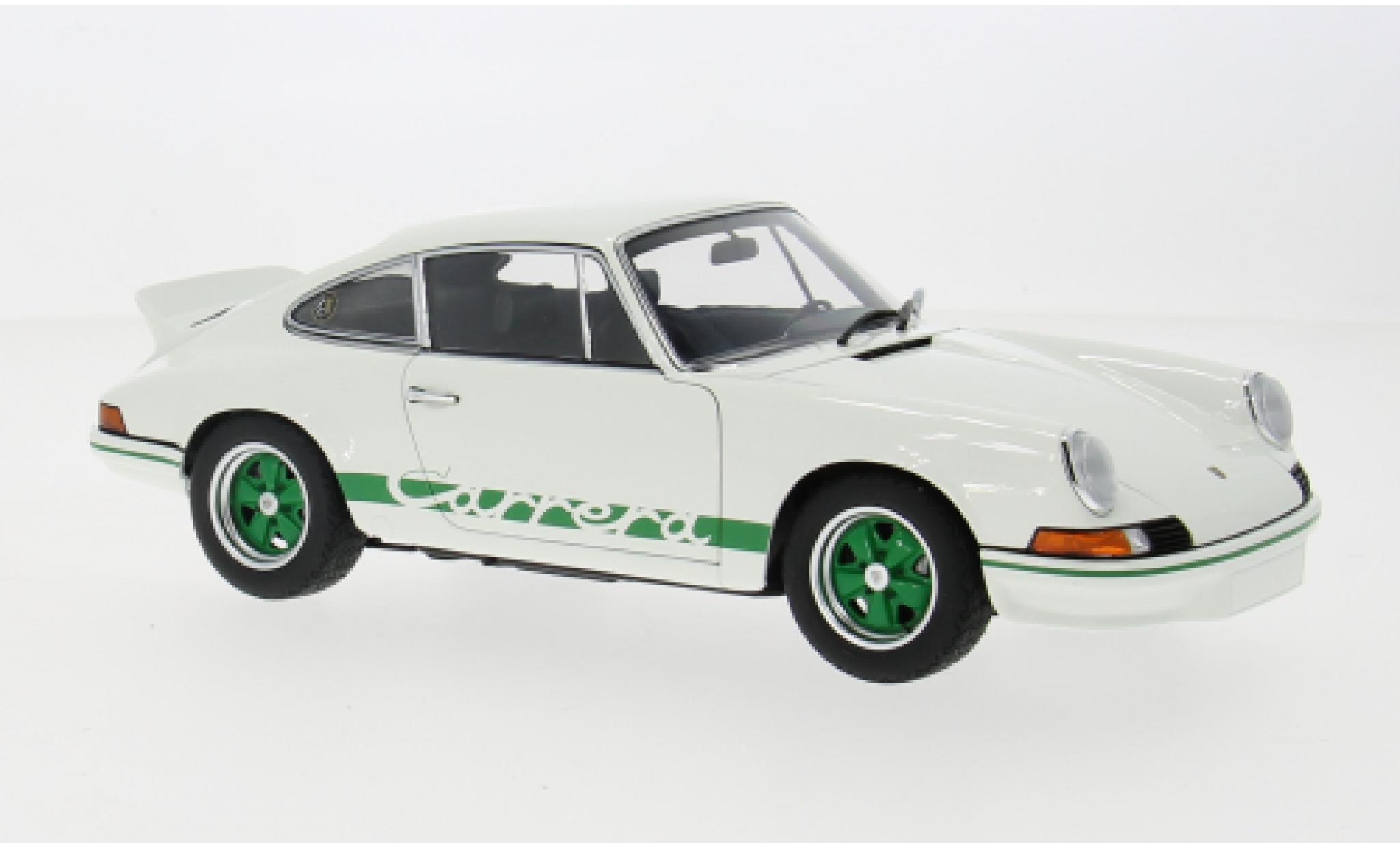 Porsche 911 1/18 AUTOart Carrera 2.7 RS wit/groen 1:18 modelauto