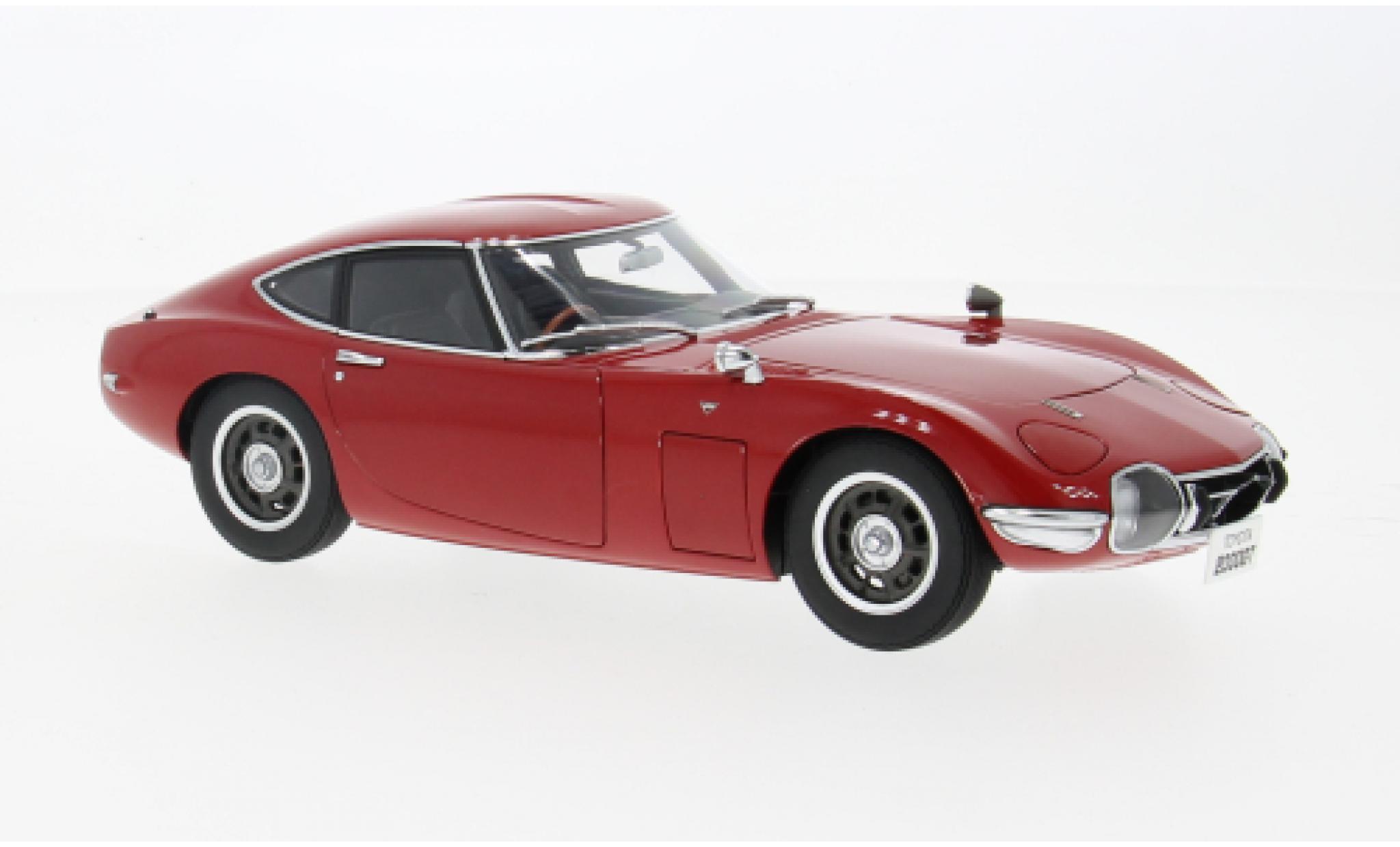 Toyota 2000 GT 1/18 AUTOart rood 1967 1:18 modelauto