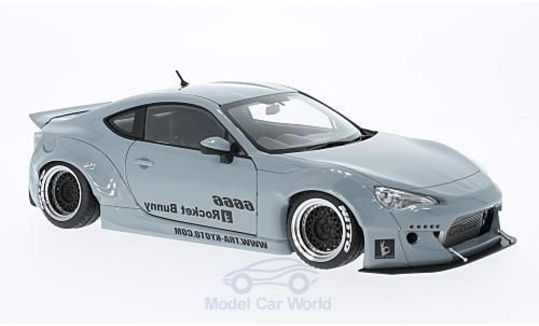 Toyota 86 1/18 AUTOart Rocket Bunny grijs zwarte Felgen modelauto