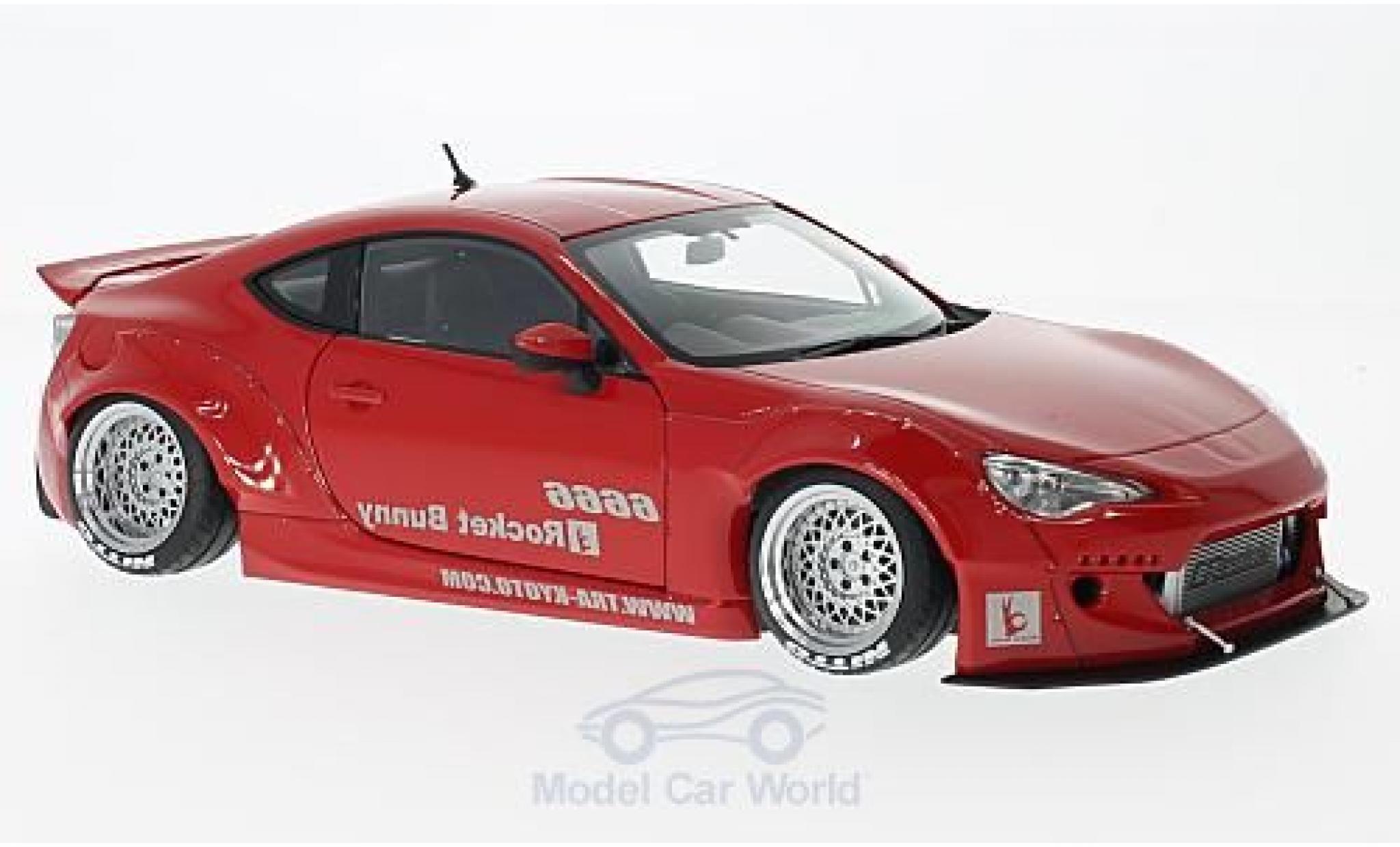 Toyota 86 1/18 AUTOart Rocket Bunny rood modelauto