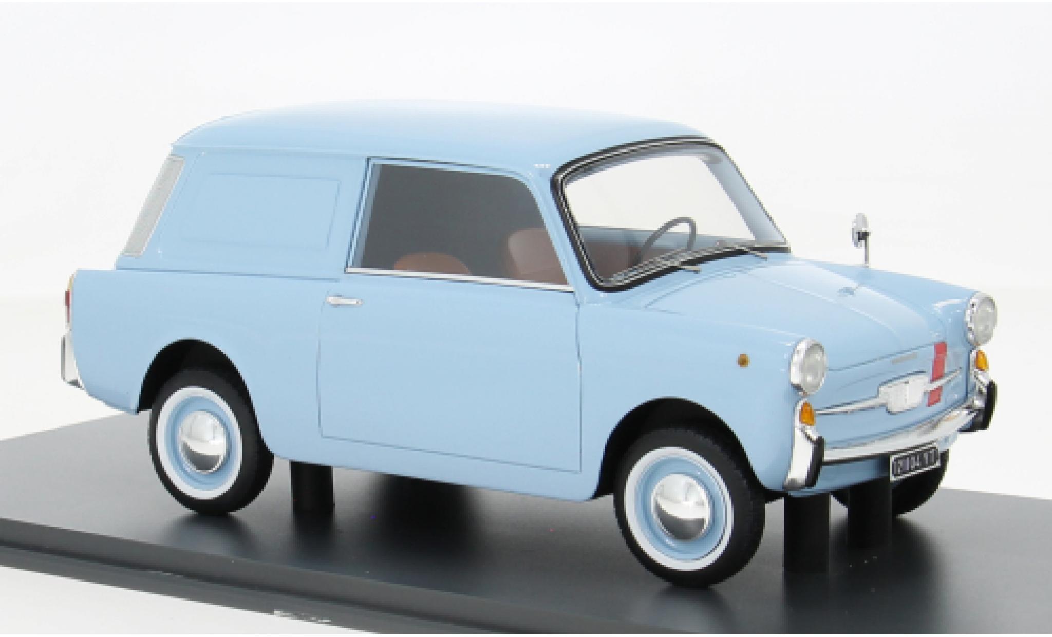 Autobianchi Bianchina 1/18 Schuco Furgoncino blauw 1965 1:18 modelauto