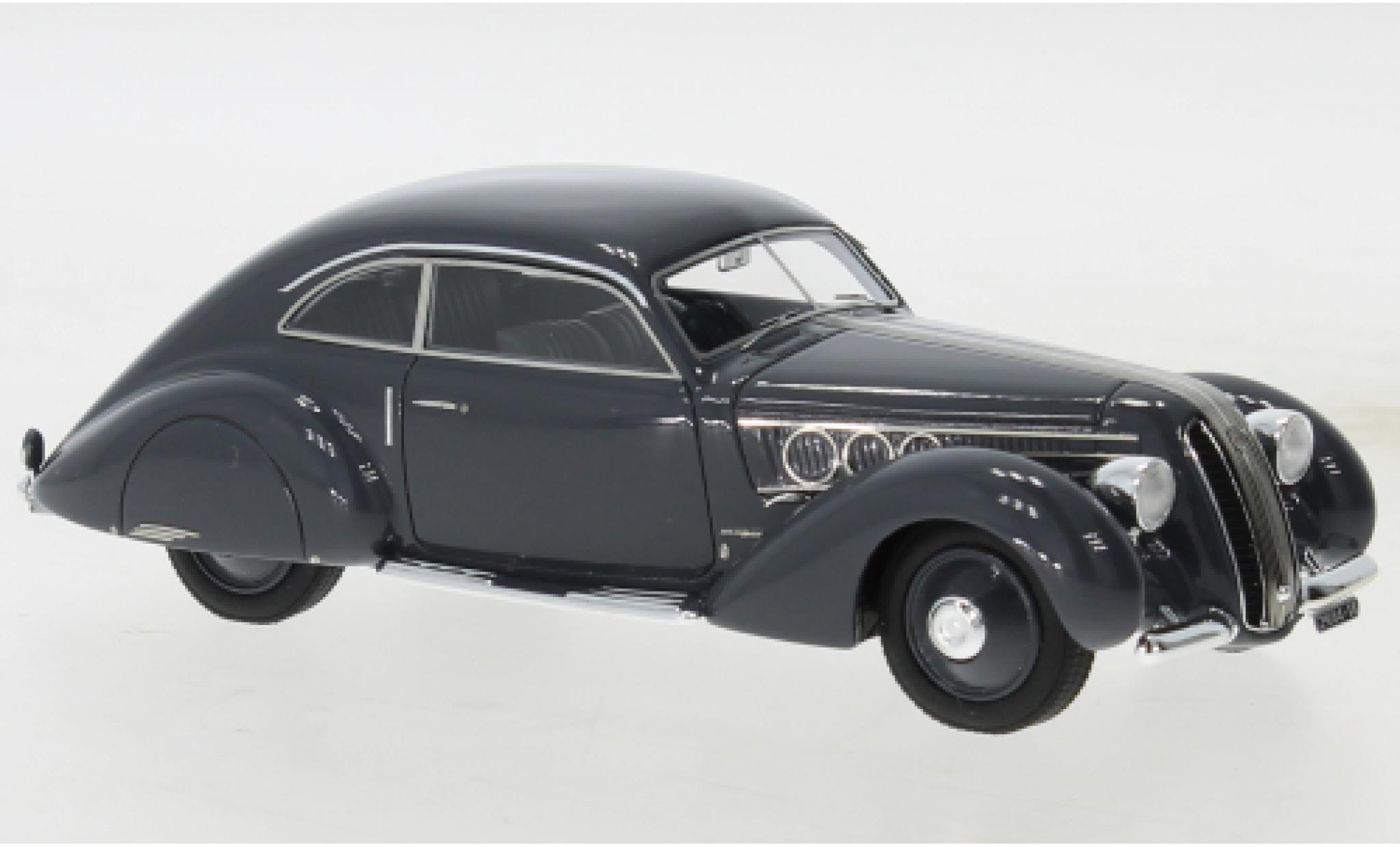 Alfa Romeo 6C 1/43 AutoCult 2300 Pescara Sedantta grijs RHD 1935 modelauto