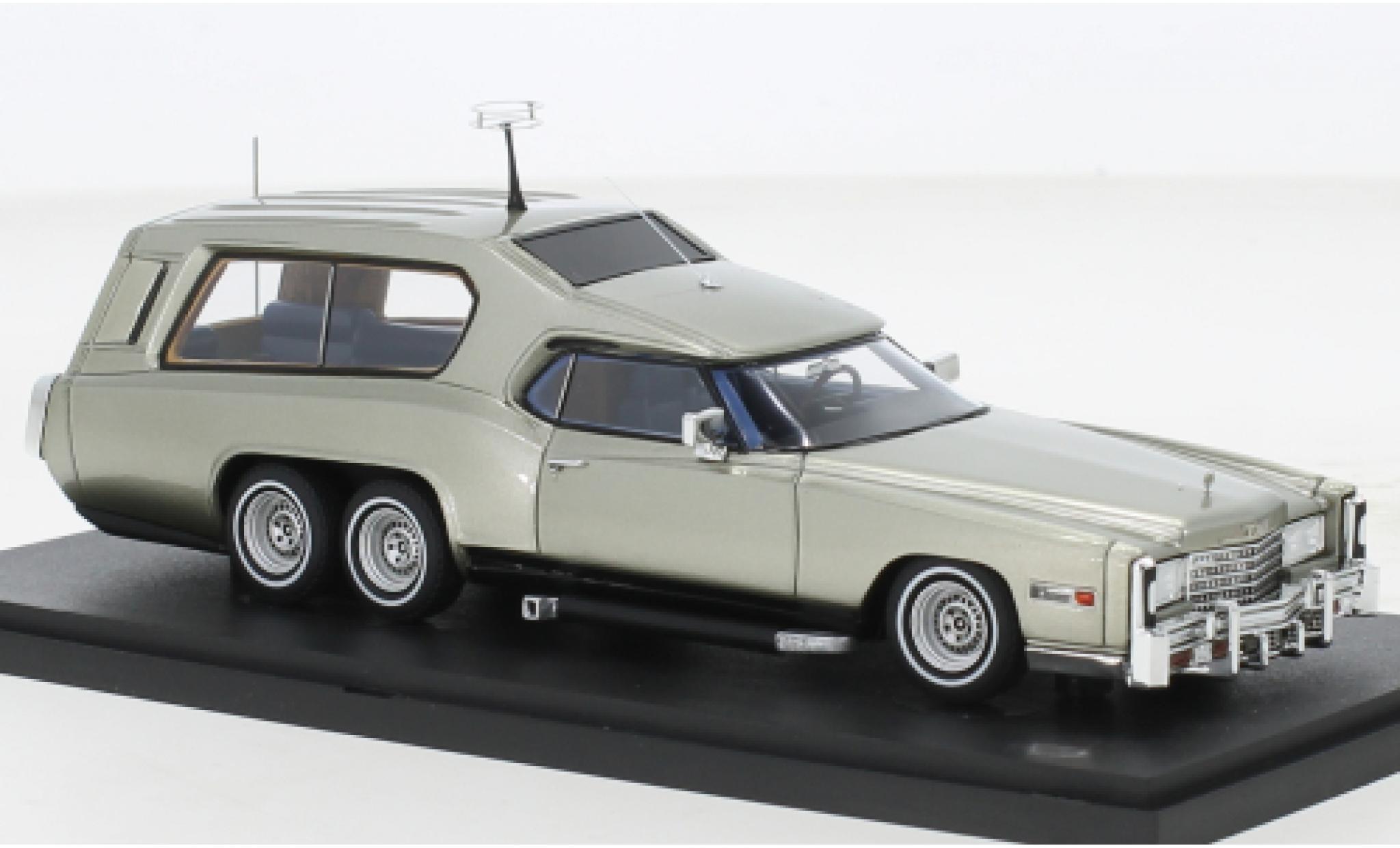 Cadillac Eldorado 1/43 AutoCult Sbarro TAG Function Car metallic beige 1978 modelauto