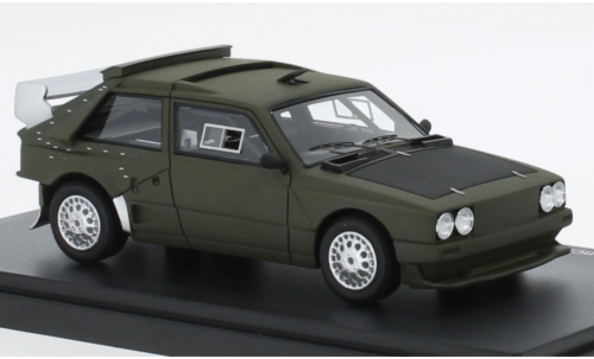 Lancia Delta 1/43 AutoCult S4 Gruppo B Proodotipo mattoliv 1984 modelauto