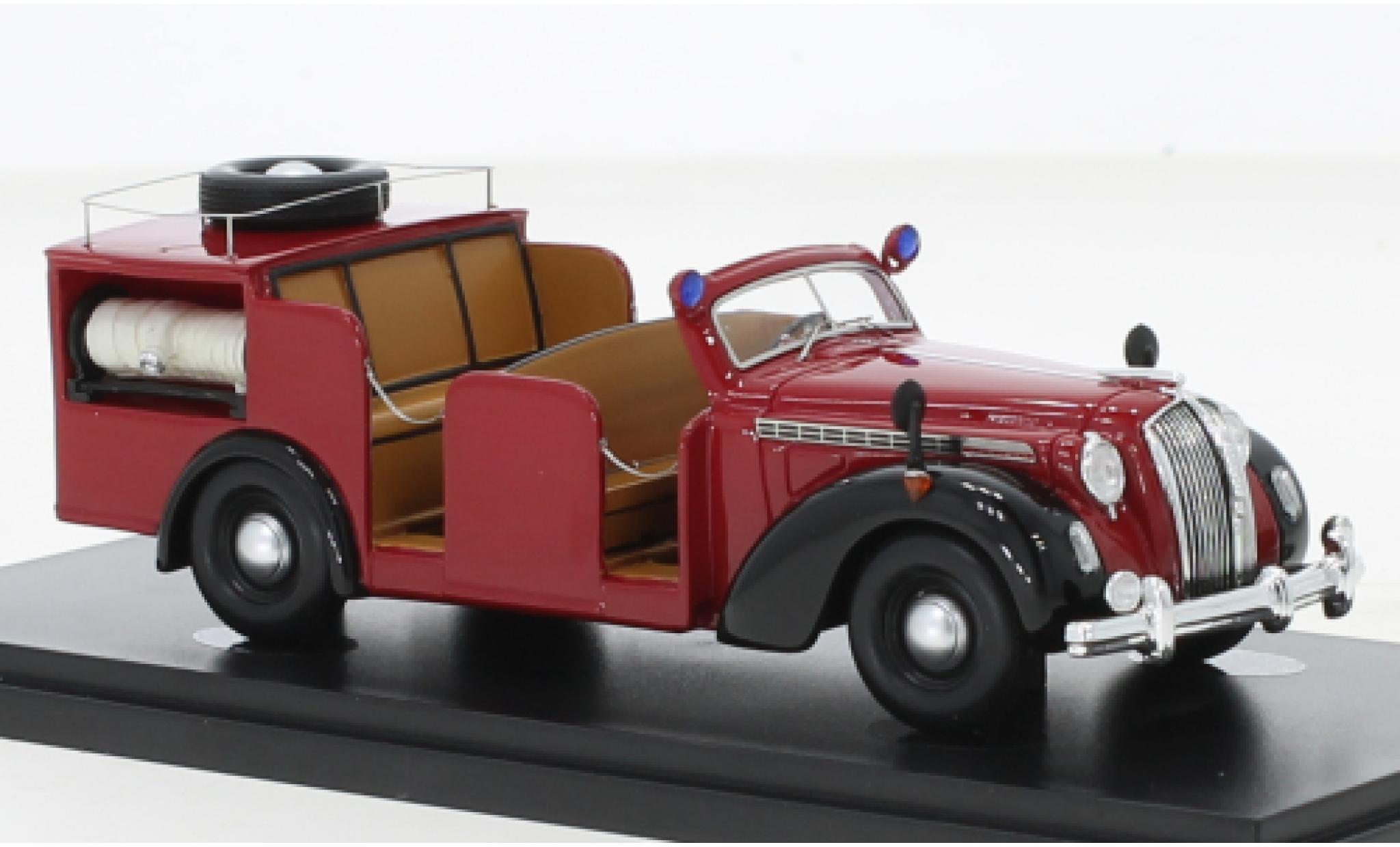 Opel Admiral 1/43 AutoCult brandweer 1938 modelauto