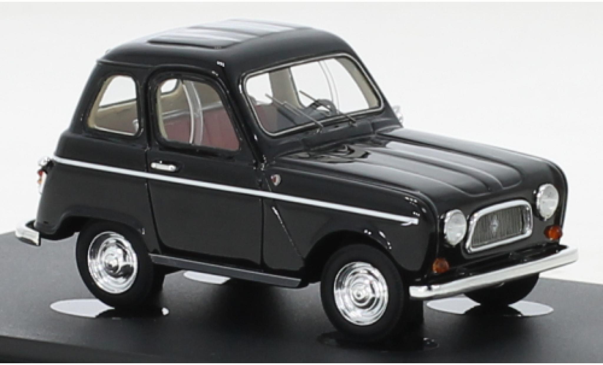 Renault 4 1/43 AutoCult Bertin zwart 1969 modelauto