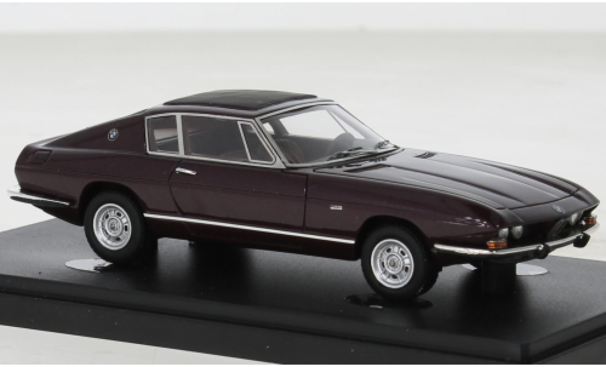 Bmw 2800 1/43 AutoCult Autocult/Avenue 43 GTS Frua metallic rood 1969 modelauto