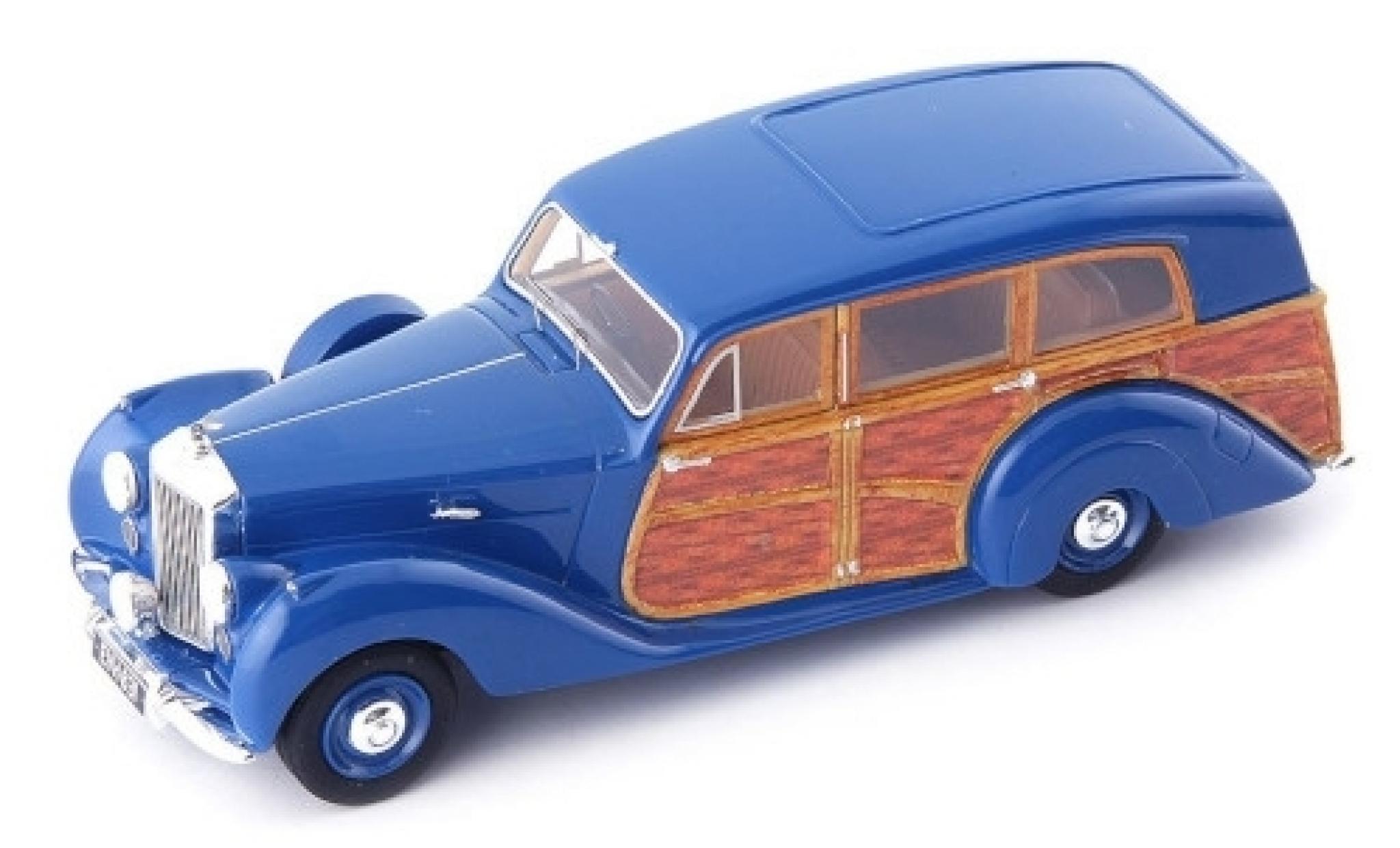 Bentley Mark 6 1/43 AutoCult Mark VI Estate Car Rippon blauw/Holzoptik RHD 1949 modelauto