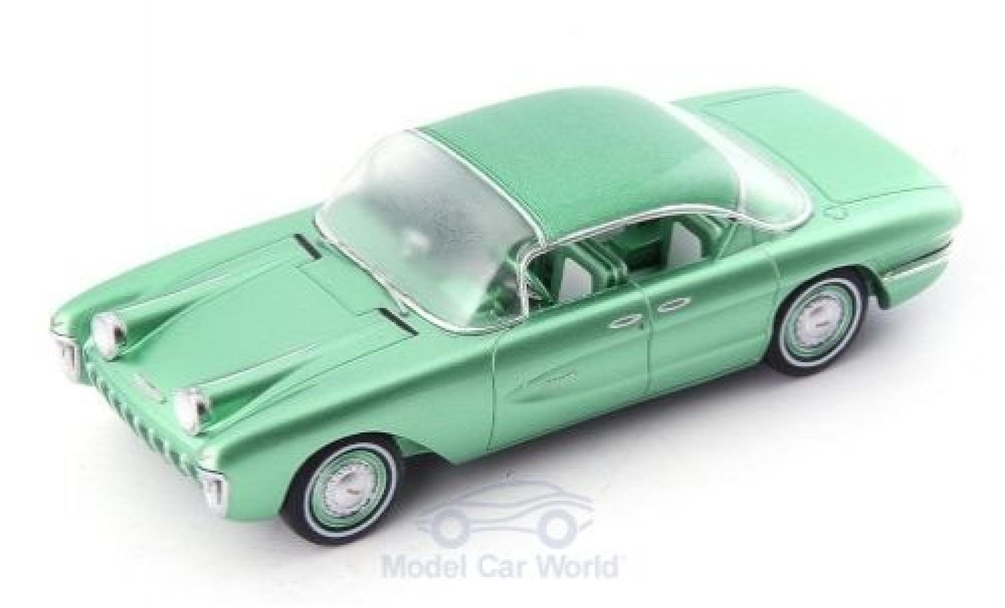 Chevrolet Biscayne 1/43 AutoCult XP-37 metallic groen 1955 modelauto