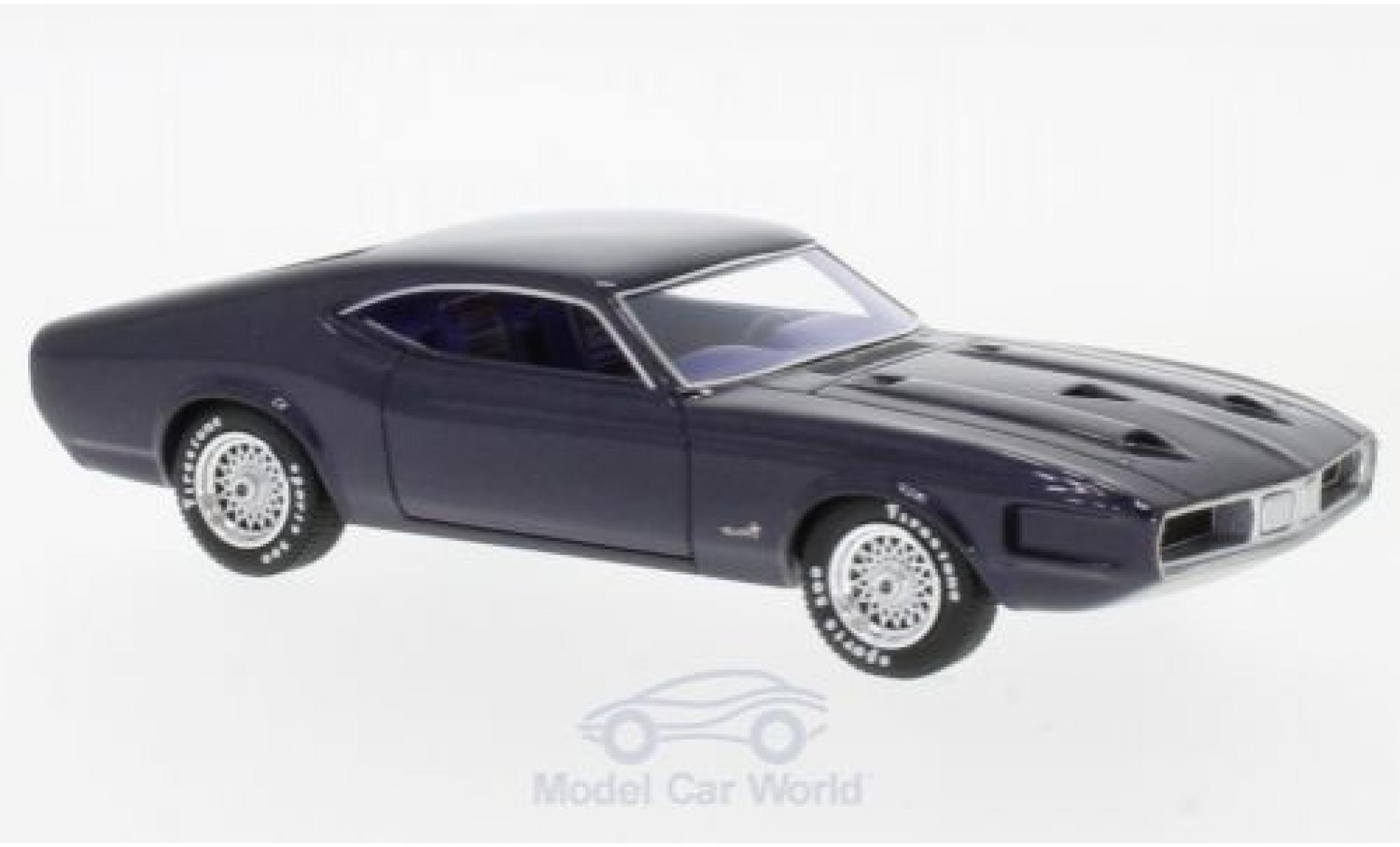 Ford Mustang 1970 1/43 AutoCult Milano metallic paarsee 1970 modelauto