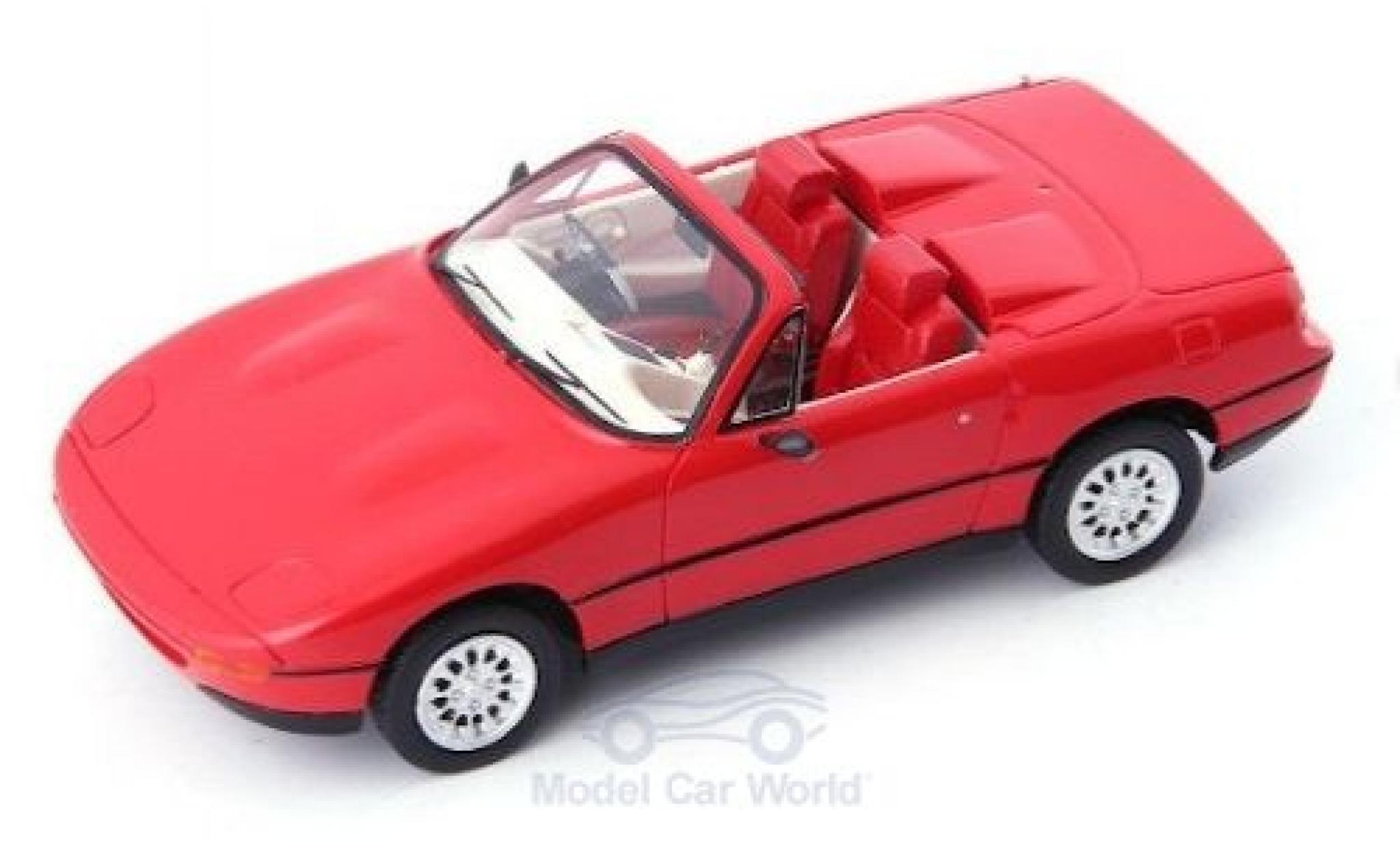 Mazda MX 1/43 AutoCult -5 Miata Concept Duo 101 V705 rood RHD 1985 modelauto