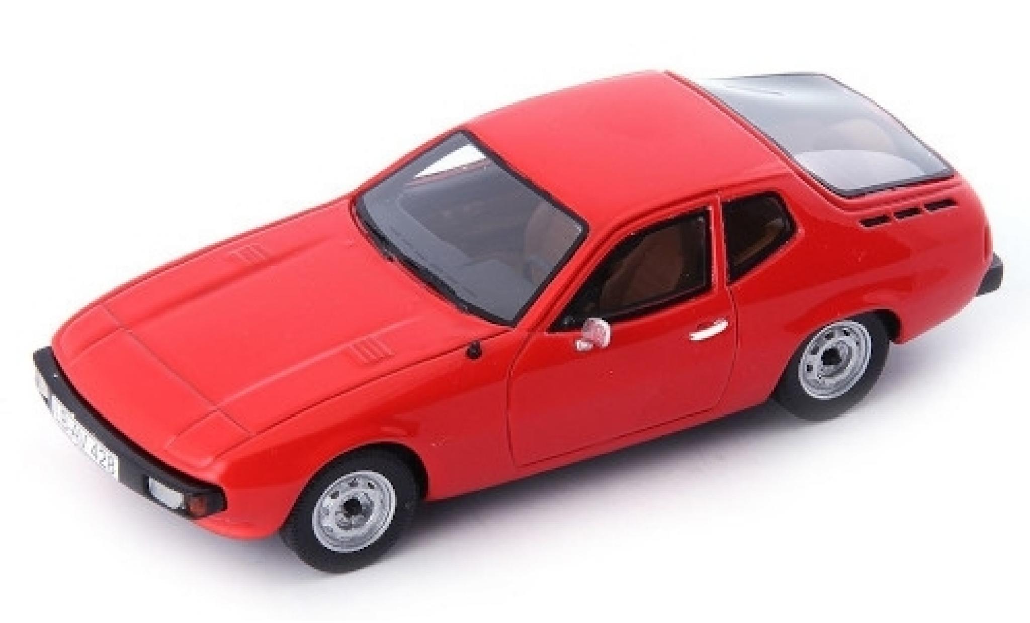 Porsche 924 1/43 AutoCult Proodotyp rood 1974 modelauto