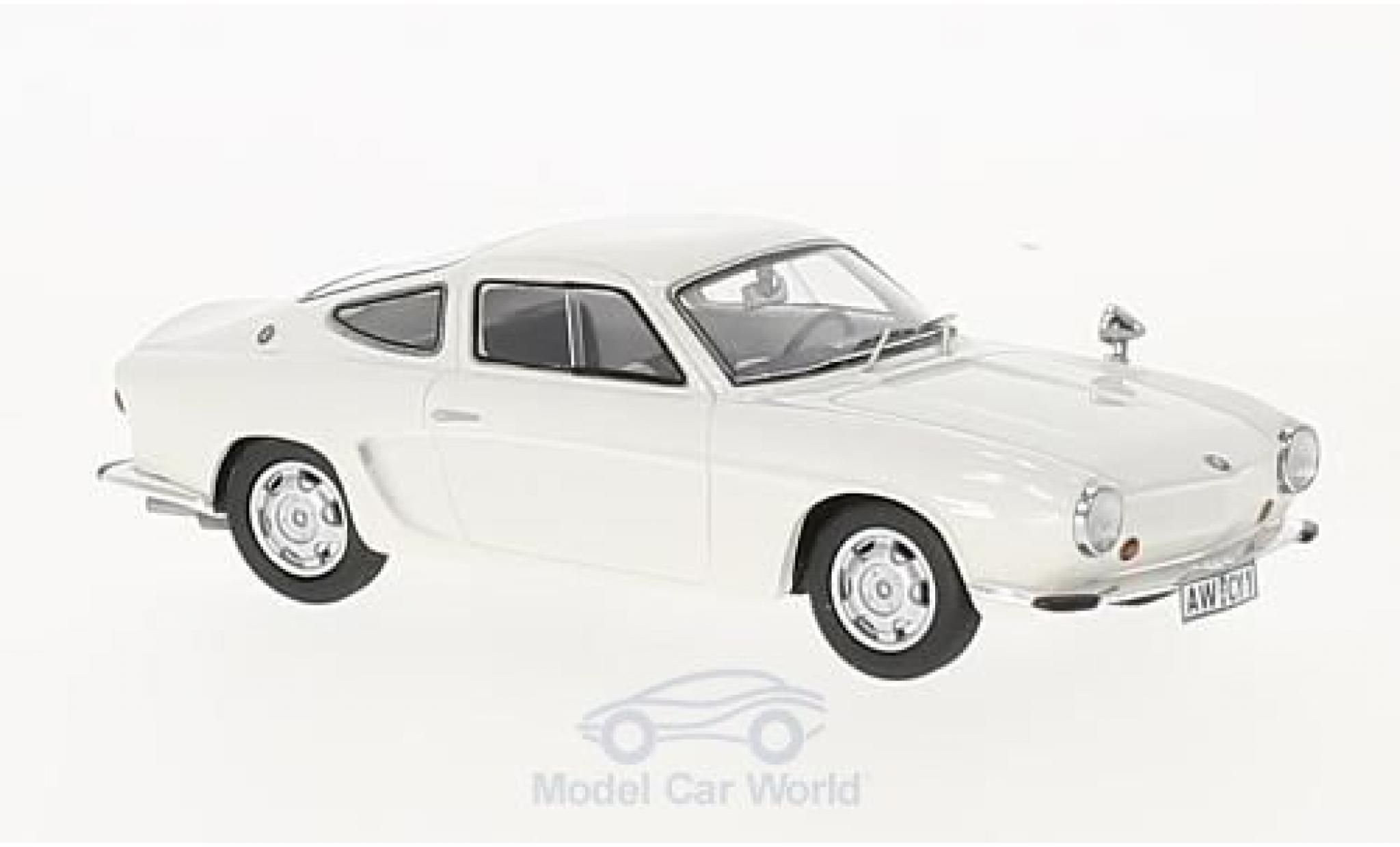Bmw 700 1/43 AutoCult Martini Typ 4 wit 1964 modelauto