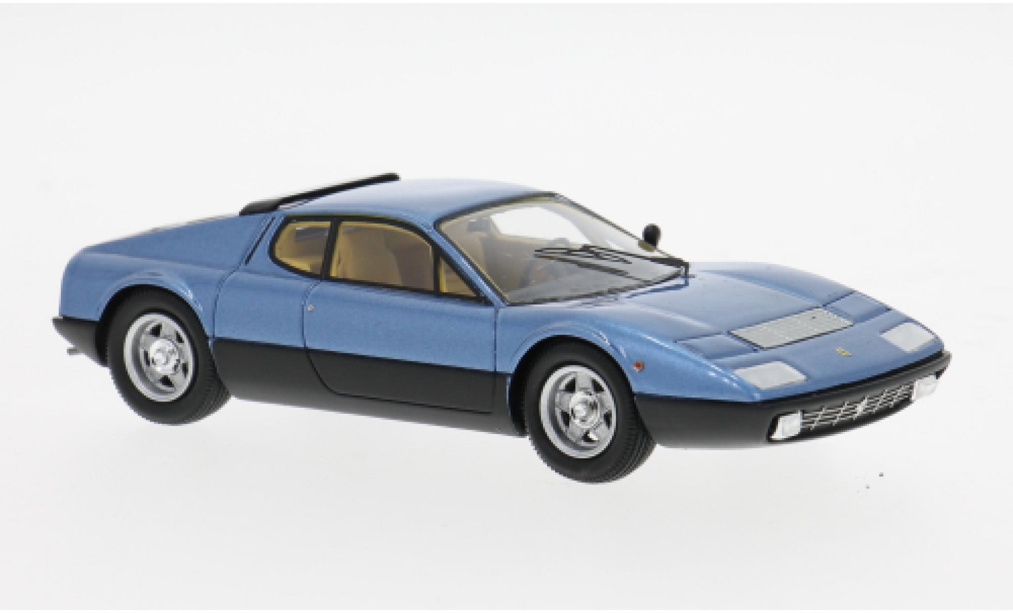 Ferrari 365 1/43 AutoCult GT/4 BB blauw 1974 1:43 modelauto