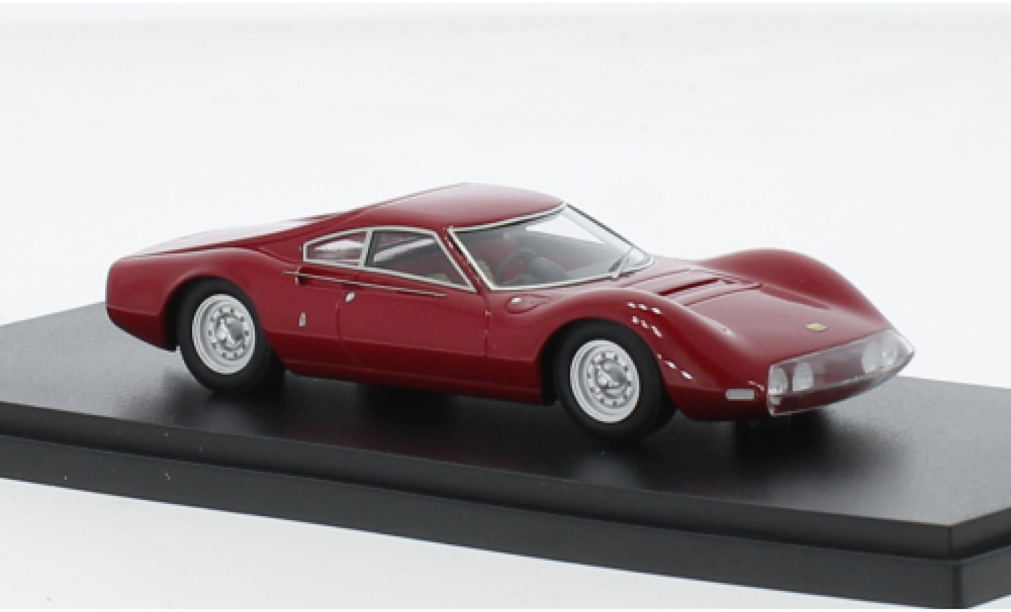 Ferrari Dino 1/43 AutoCult Masterpiece 206P Sedantta Speciale rood 1965 modelauto