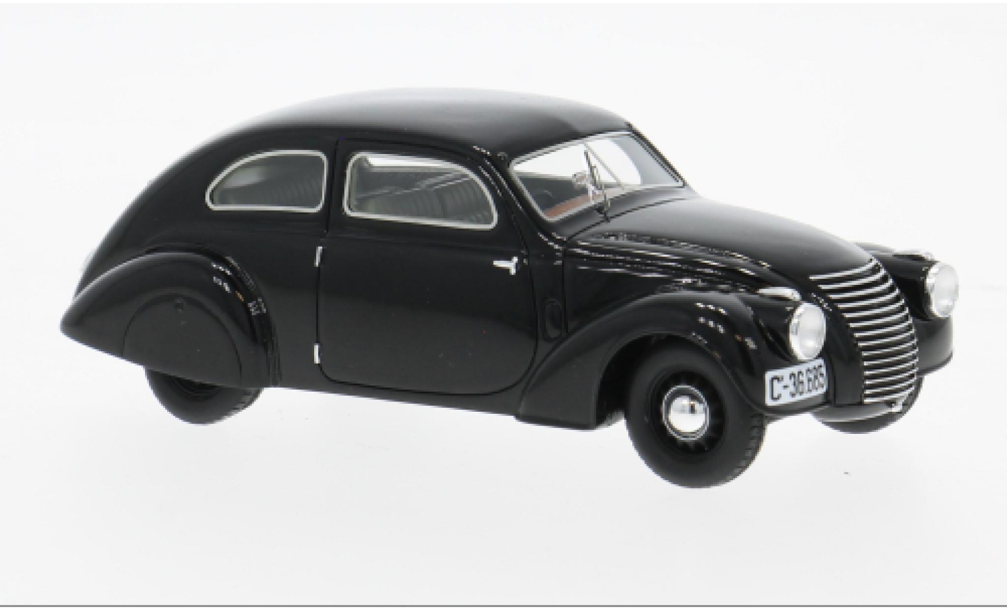 Skoda Rapid 1/43 AutoCult OHV Proodotype zwart 1938 1:43 modelauto