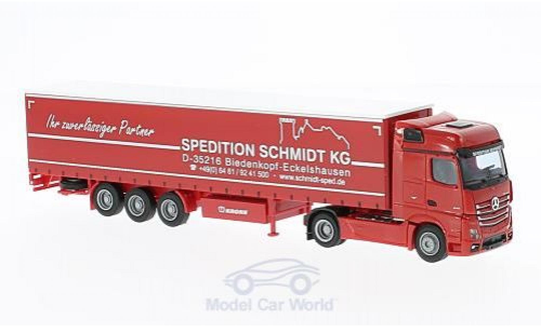 Mercedes Actros 1/87 AWM 2 Big. Aerop. Schmidt G-KSZ modelauto