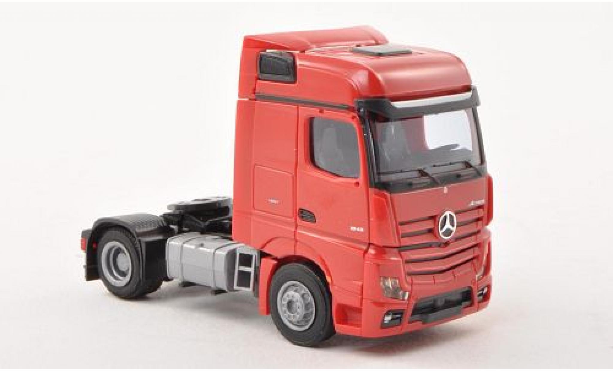 Mercedes Actros 1/87 AWM 2 Bigspace/Aerop. rood Solo-Zugmaschine 2-achsig rood modelauto