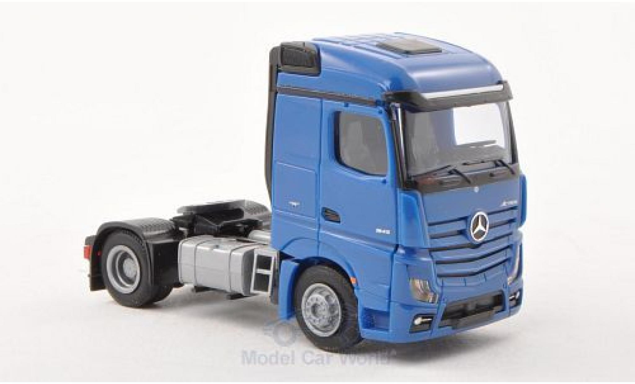 Mercedes Actros 1/87 AWM 2 Streamspace blauw Solo-Zugmaschine 2-Achsig blauw modelauto
