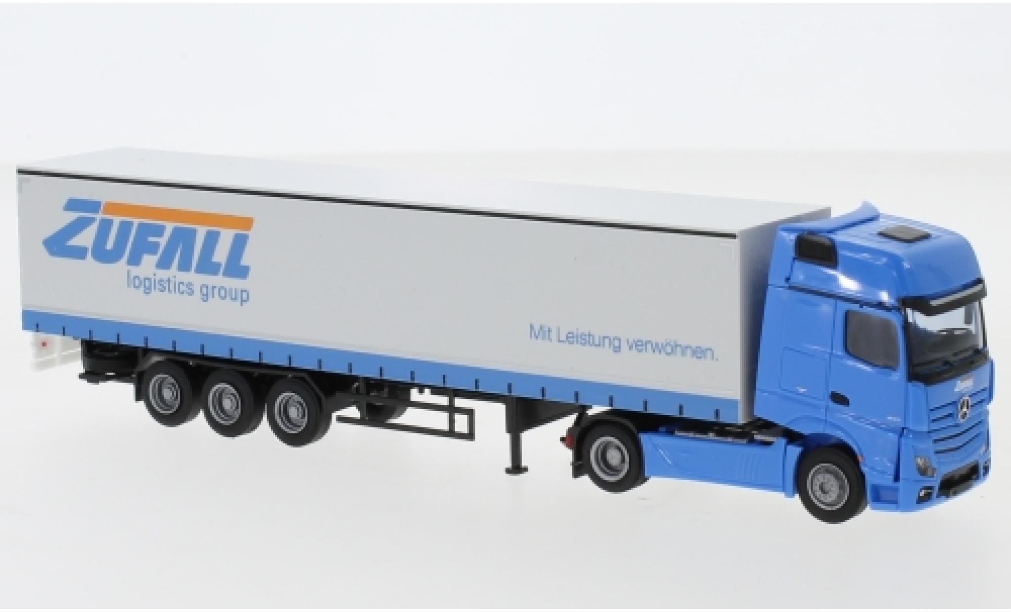 Mercedes Actros 1/87 AWM 5 GigaSpace/Aerop. Zufall camion avec bache modelauto