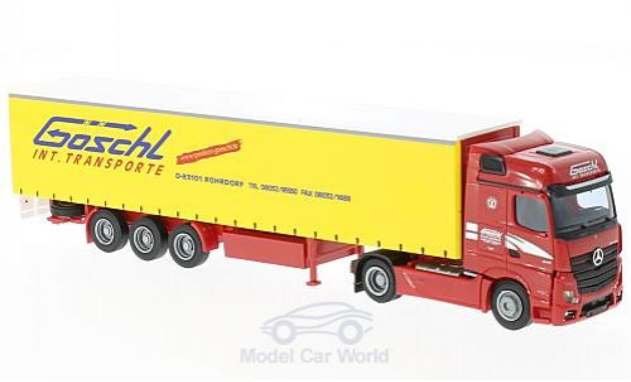 Mercedes Actros 1/87 AWM 2 Big. Aerop. G&ouml;schl G-KSZ modelauto