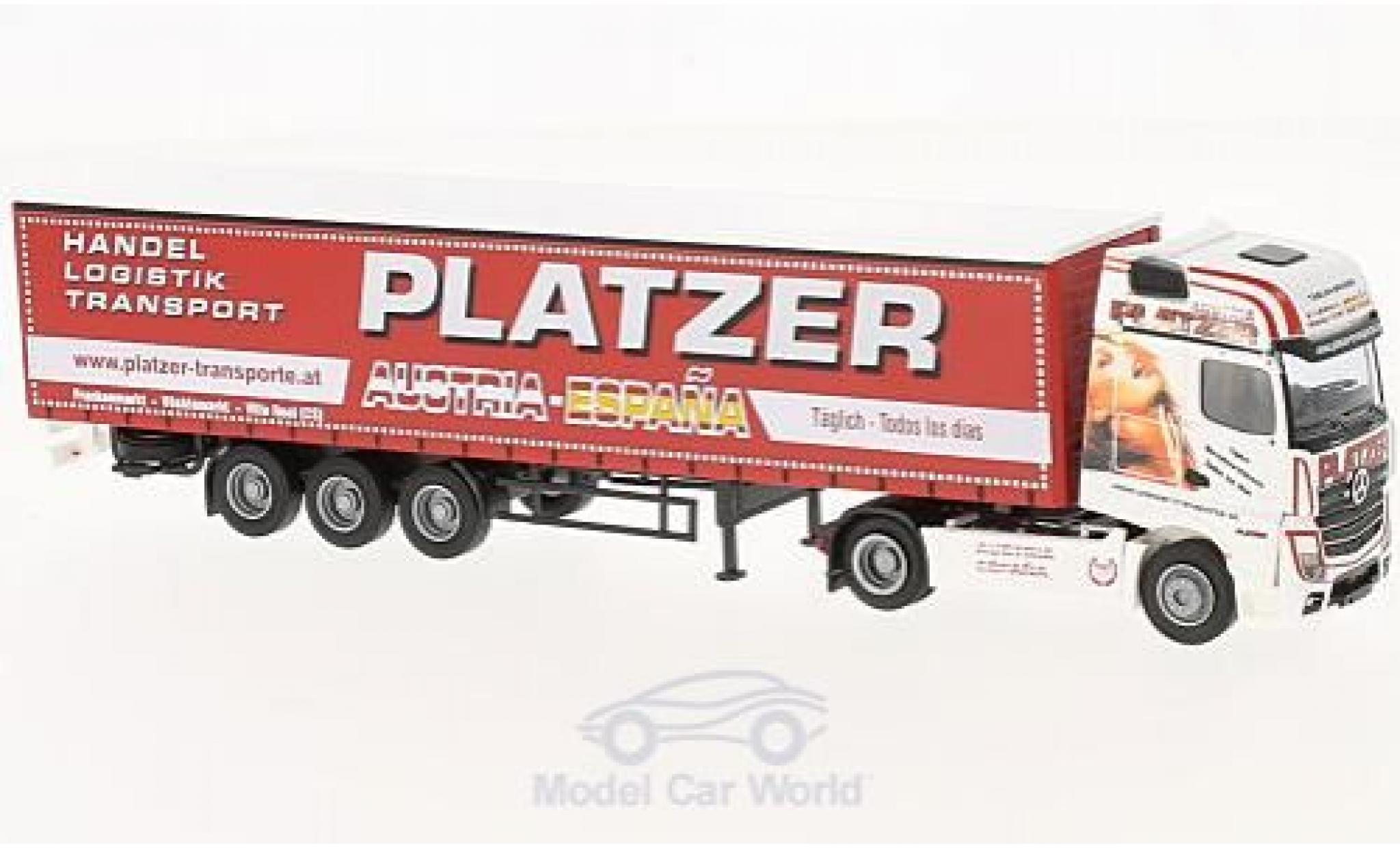 Mercedes Actros 1/87 AWM 2 Big. Aerop. Platzer (A) G-KSZ modelauto
