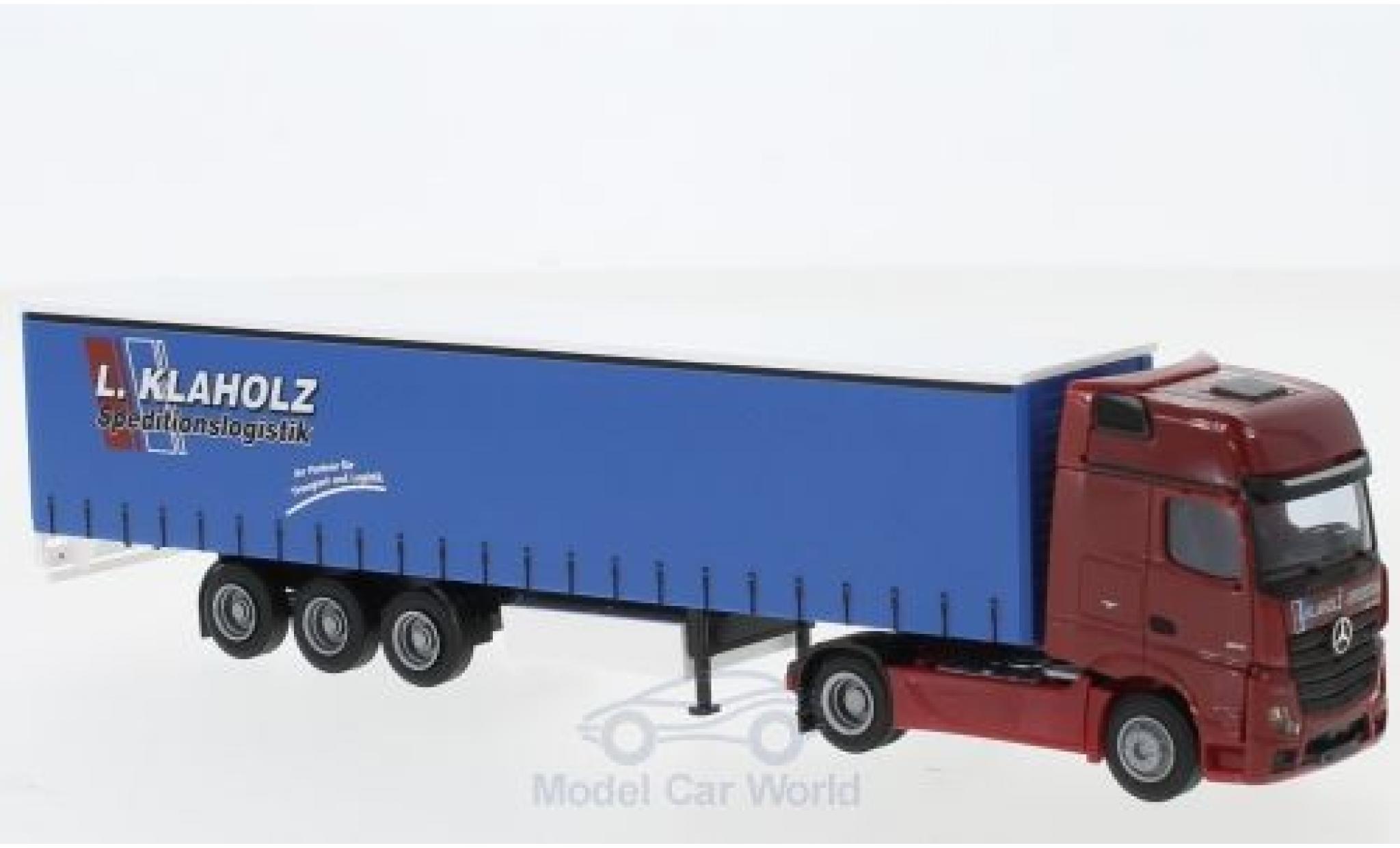 Mercedes Actros 1/87 AWM 2 Giga. / Aerop. Klaholz G-KSZ modelauto