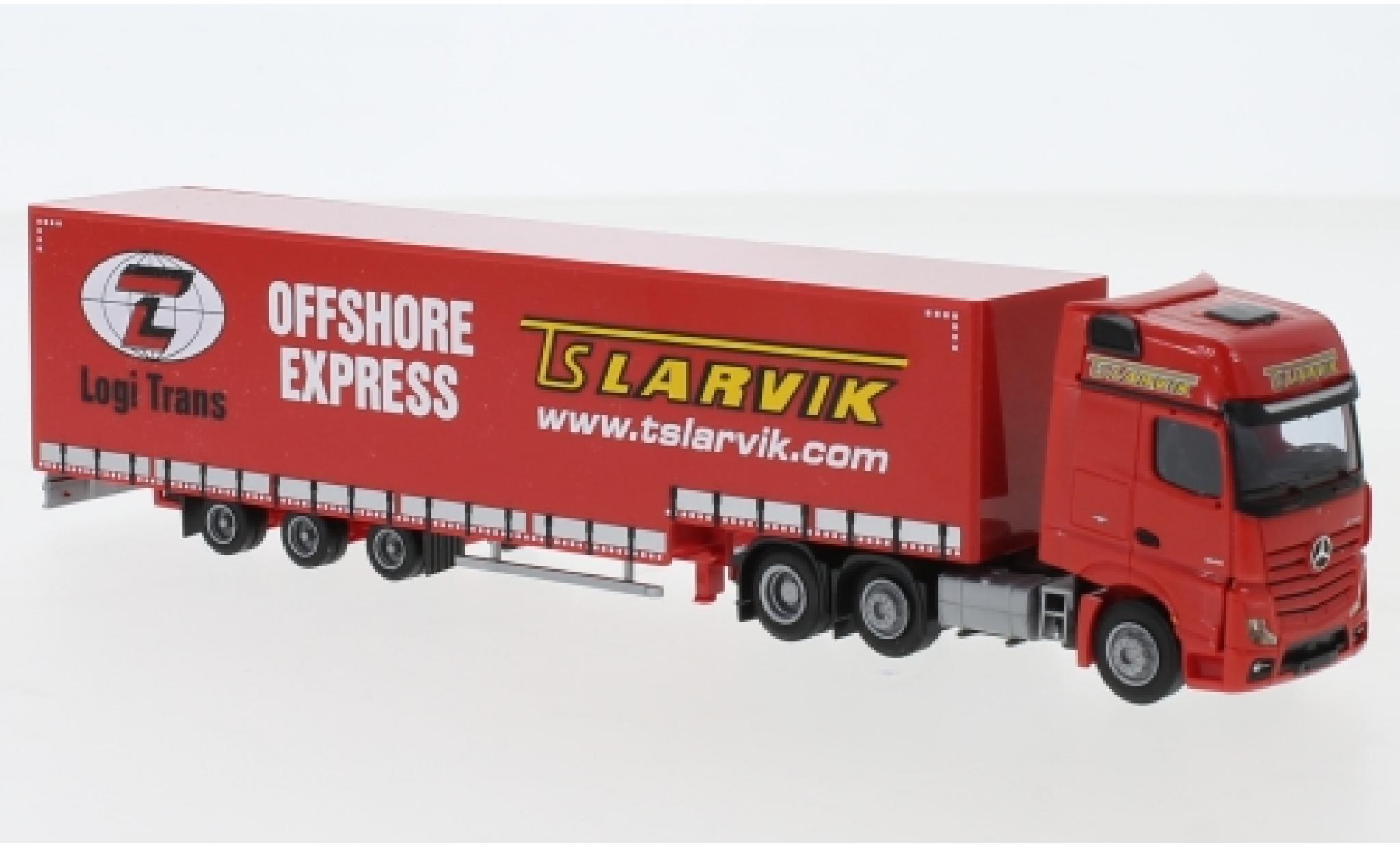 Mercedes Actros 1/87 AWM 2 Giga. / Aerop. TS Larvik Jumbo-G-KSZ modelauto