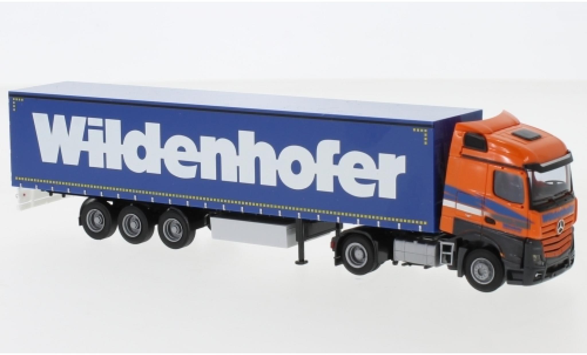 Mercedes Actros 1/87 AWM 2 Stream. Aerop. Wildenhofer G-KSZ modelauto
