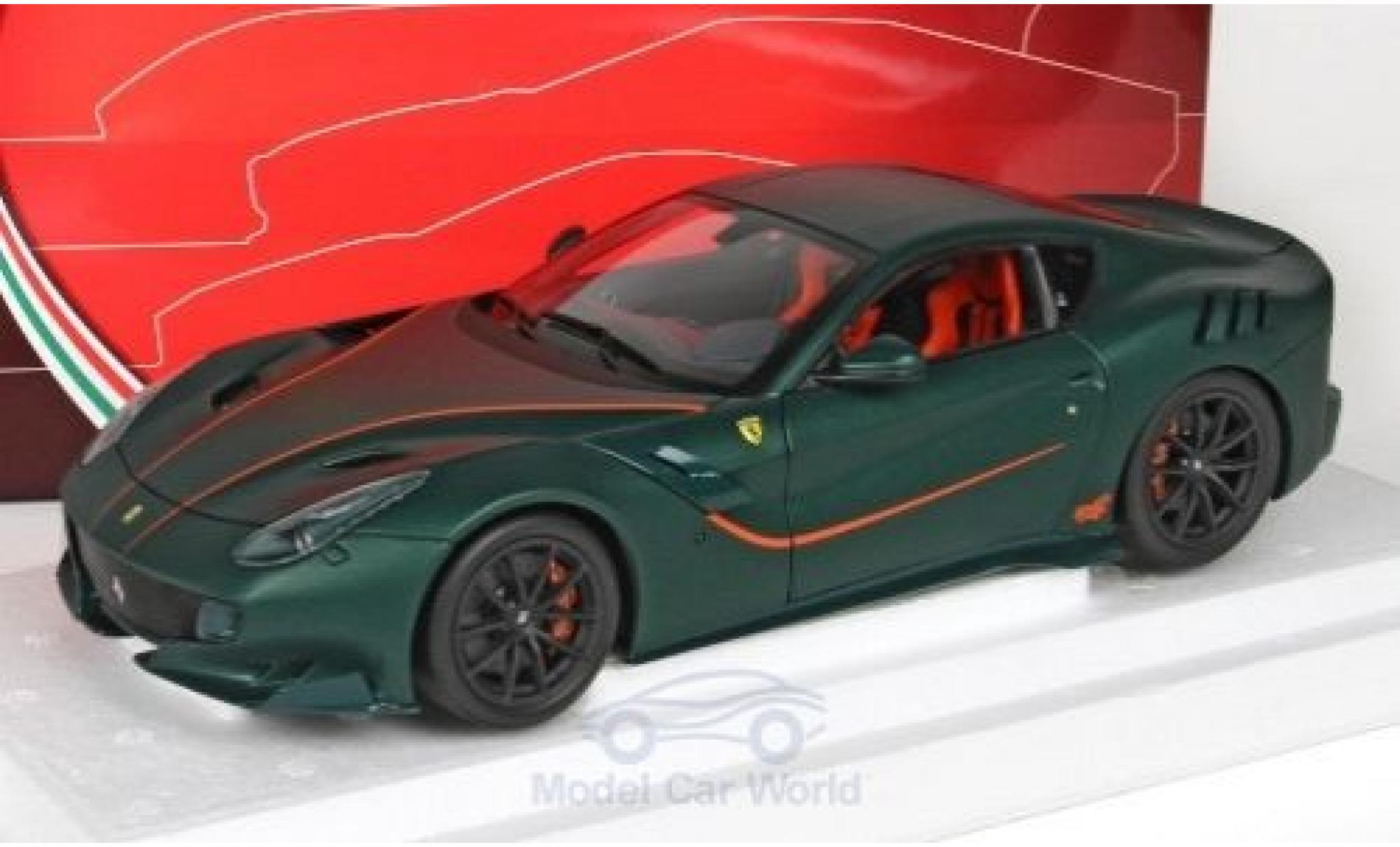 Ferrari F1 1/18 BBR Models 2 TDF matt-groen/rood 2015 modelauto