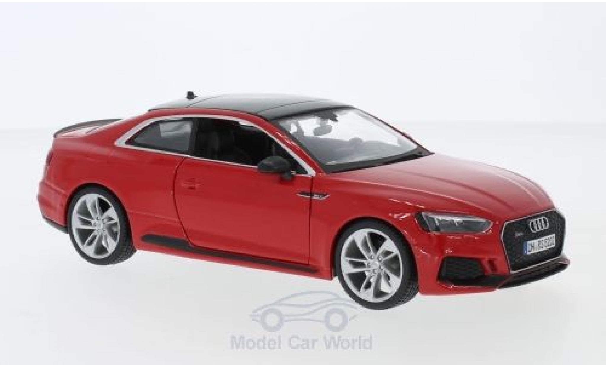 Audi RS5 1/24 Burago RS 5 rood 2019 modelauto