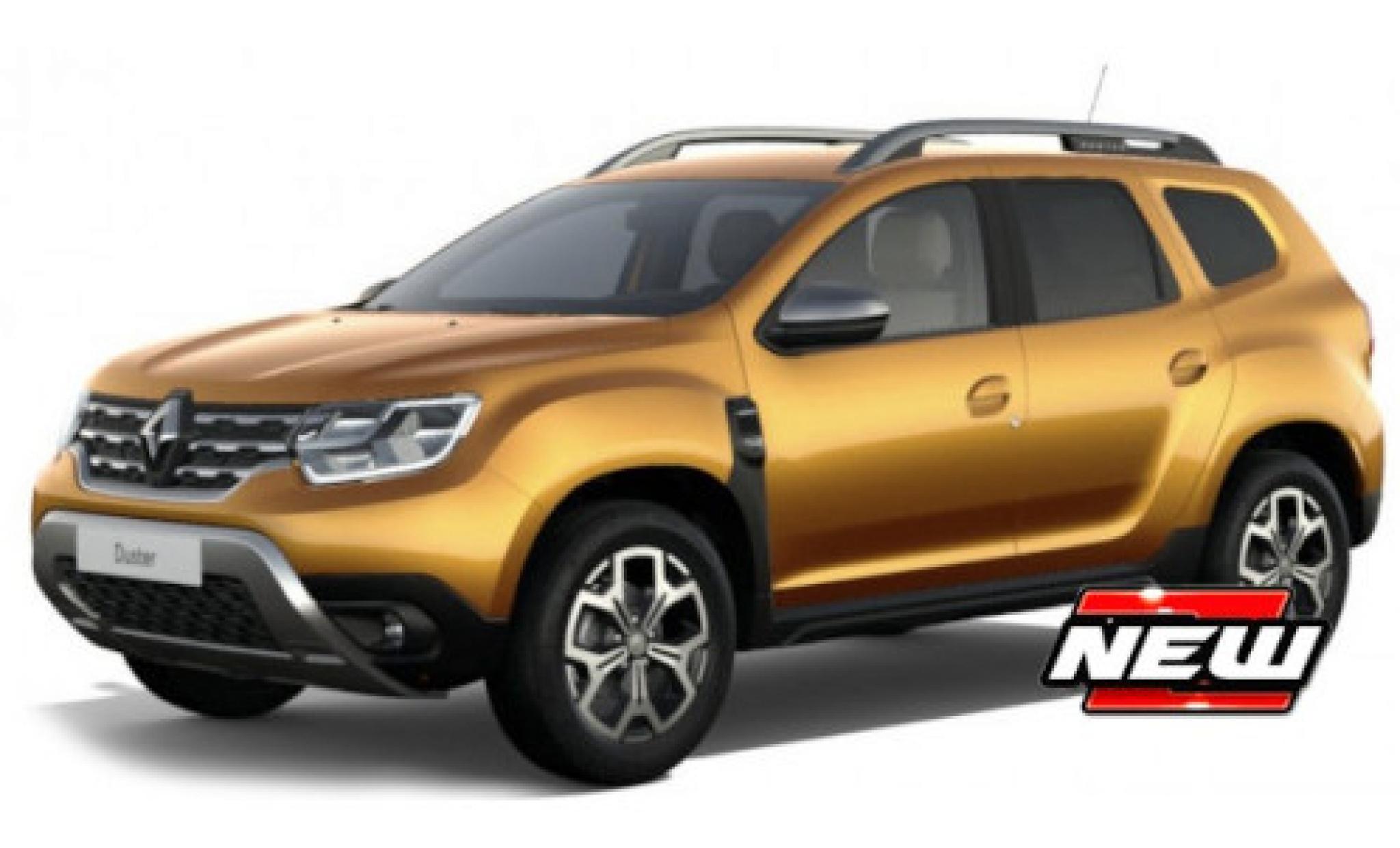 Dacia Duster 1/43 Burago oranje 2021 modelauto