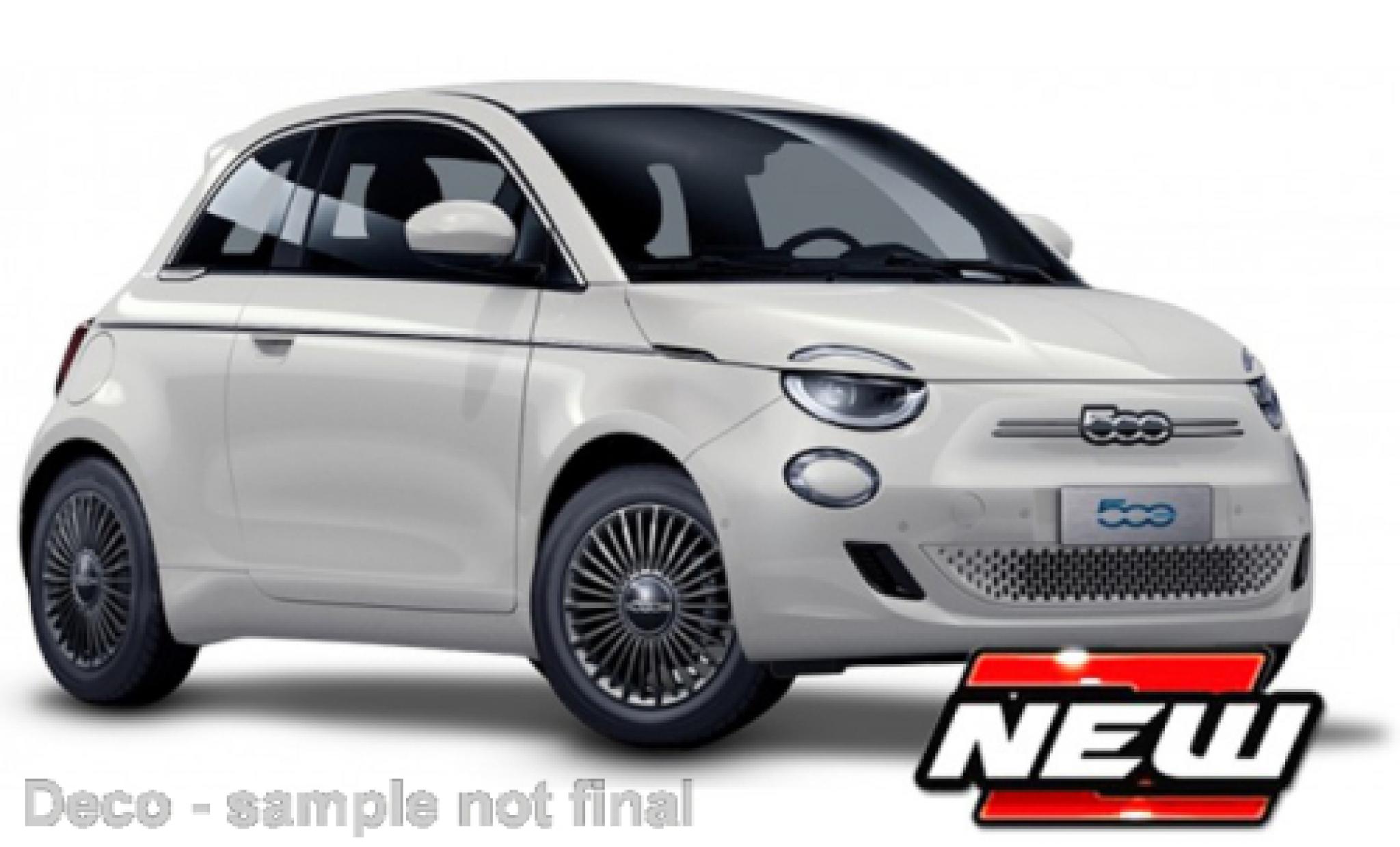 Fiat 500 1/24 Burago Bburago e wit modelauto
