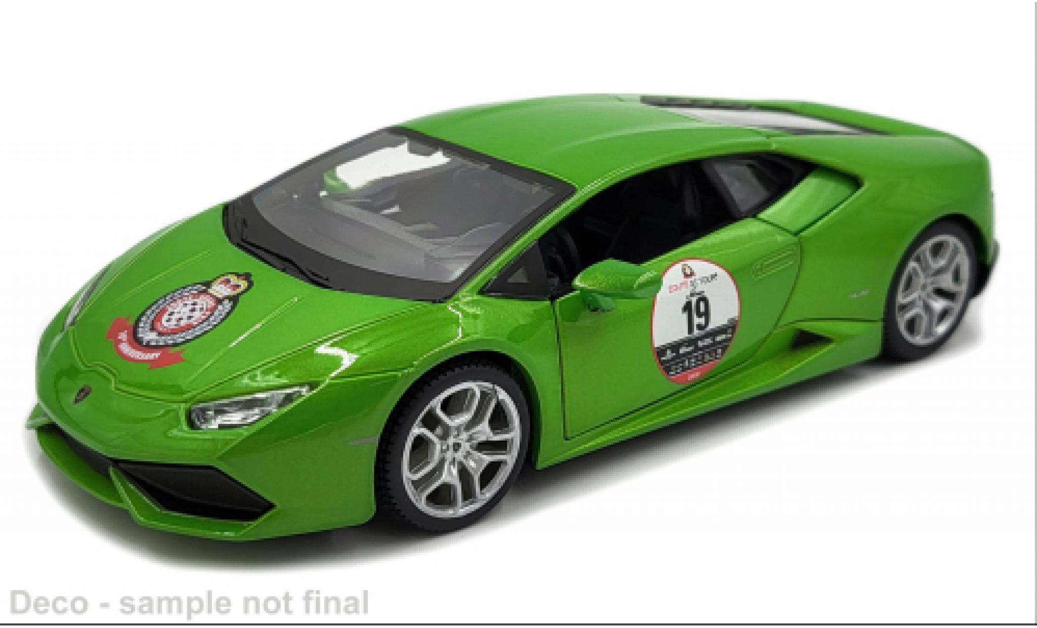 Lamborghini Huracan 1/24 Burago Bburago Performante groen Zoute Grand Prix 2019 modelauto