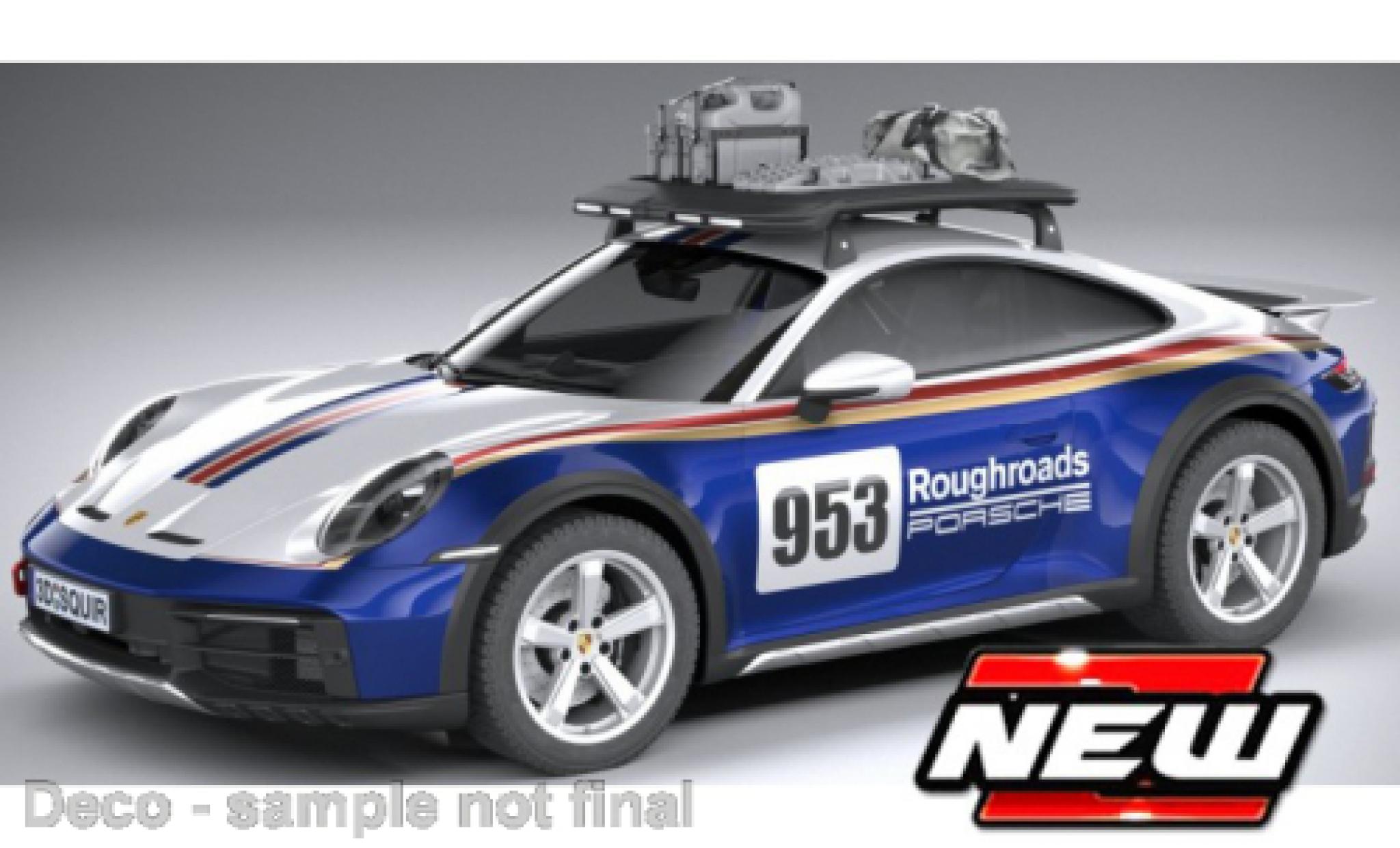 Porsche 992 1/24 Burago Bburago 911  Dakar 2023 modelauto